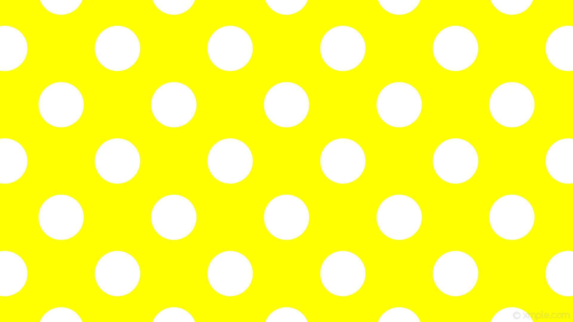 Yellow Polka Dot Wallpaper