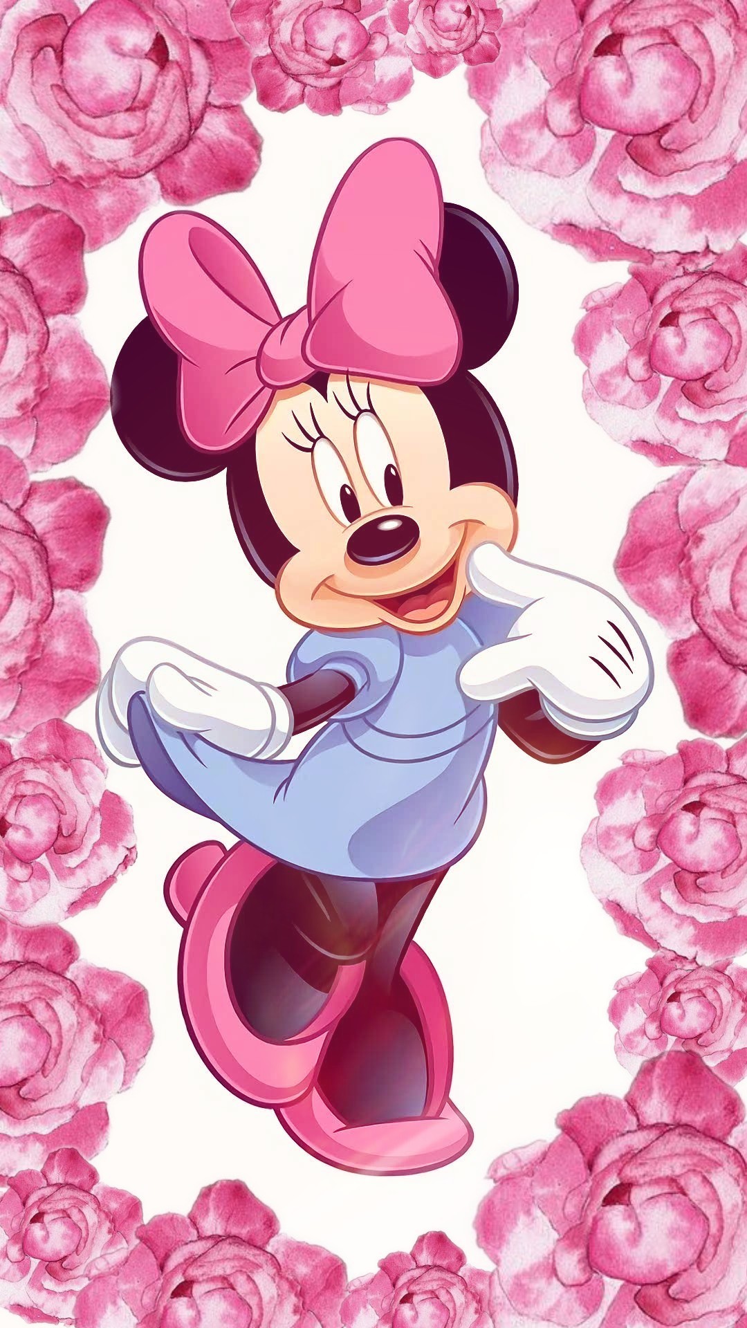 pink boop betty minnie mouse rose mickey parede papel disney polka dot rosa christmas wallpapers papeis fofo da para birthday