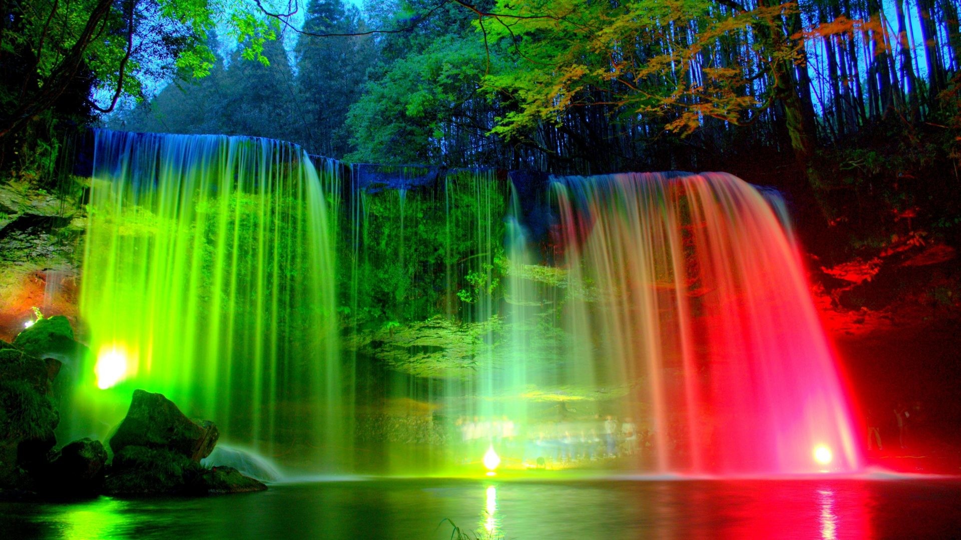 Desktop Wallpapers Waterfalls with Rainbow (34+ images)