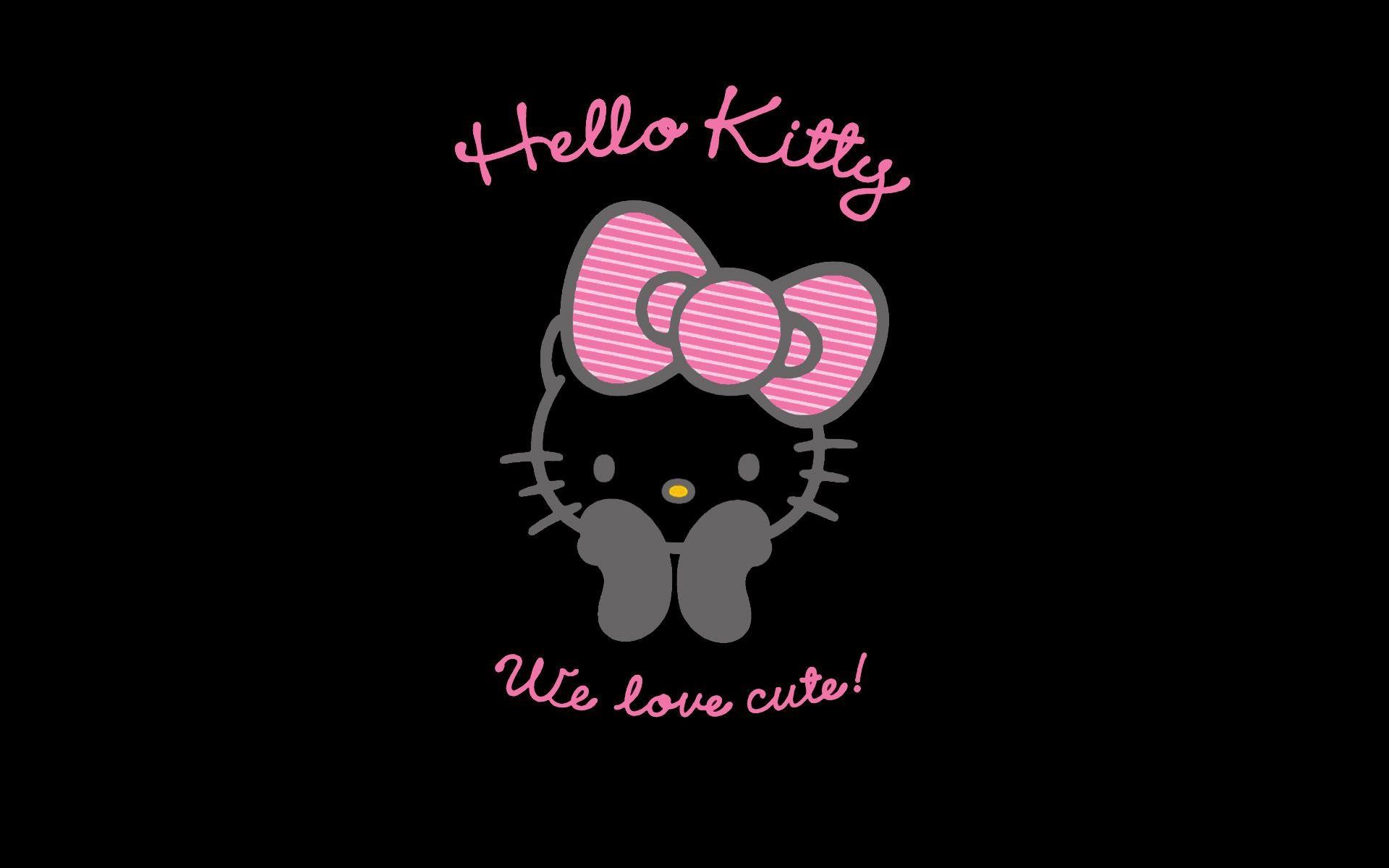 1920x1200 black hello kitty wallpapers 47 wallpapers