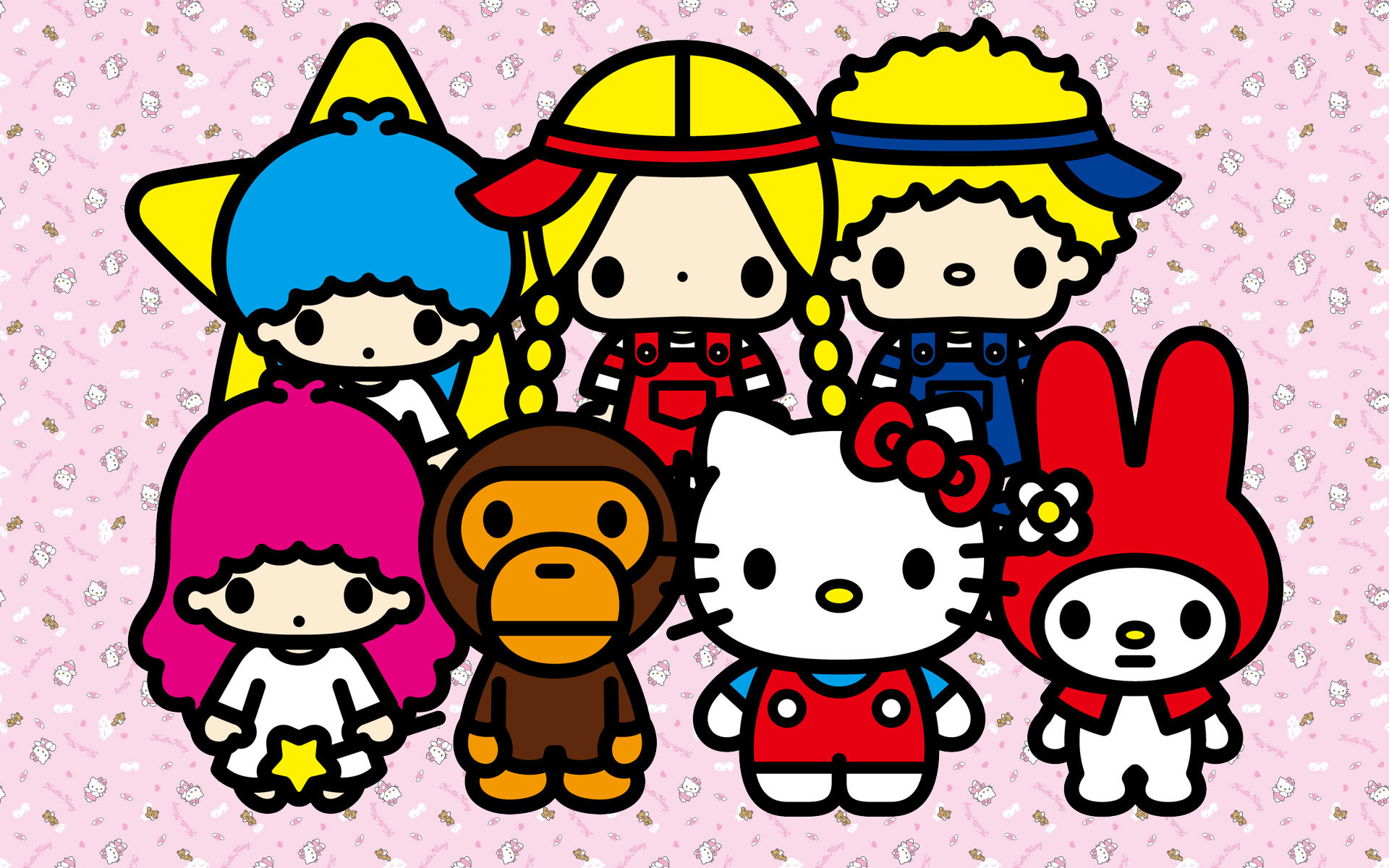 1920x1200 hello kitty characters wallpaper wallpaper high definition high