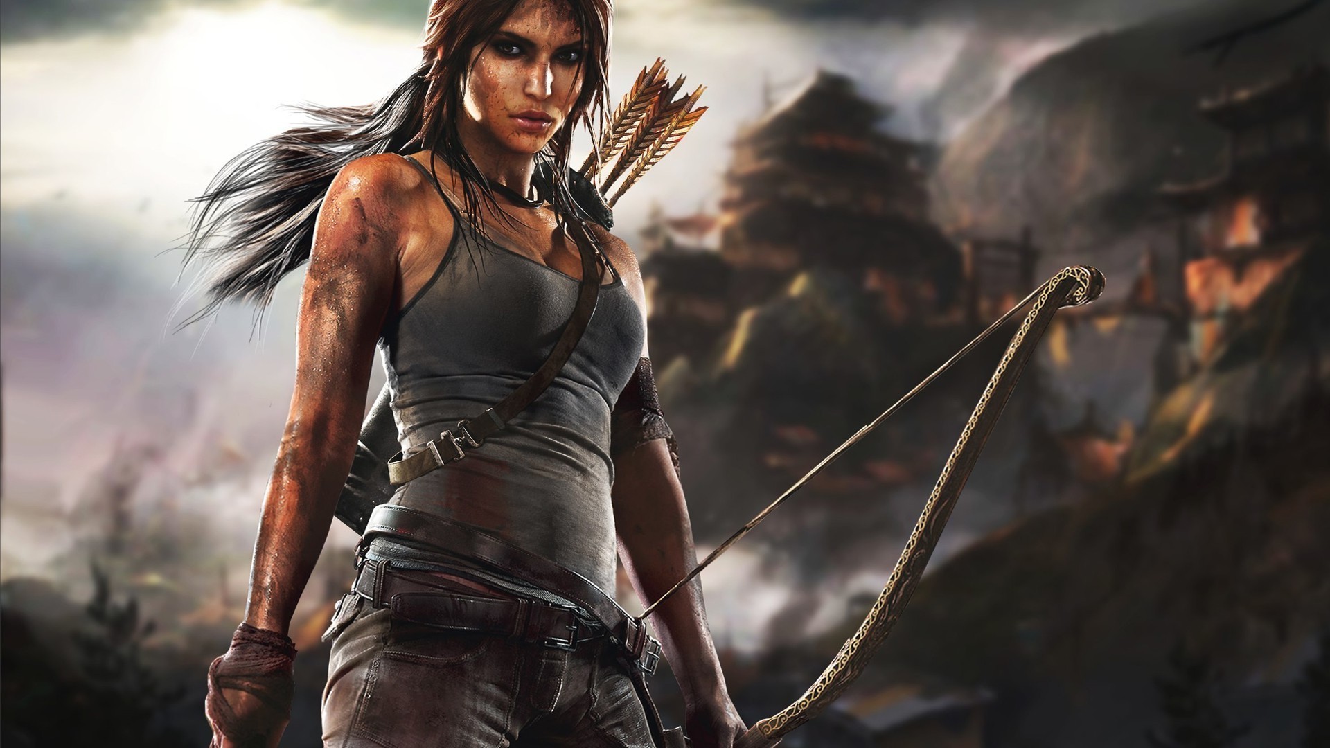 tomb raider, lara croft, weapons Wallpaper, HD Games 4K 