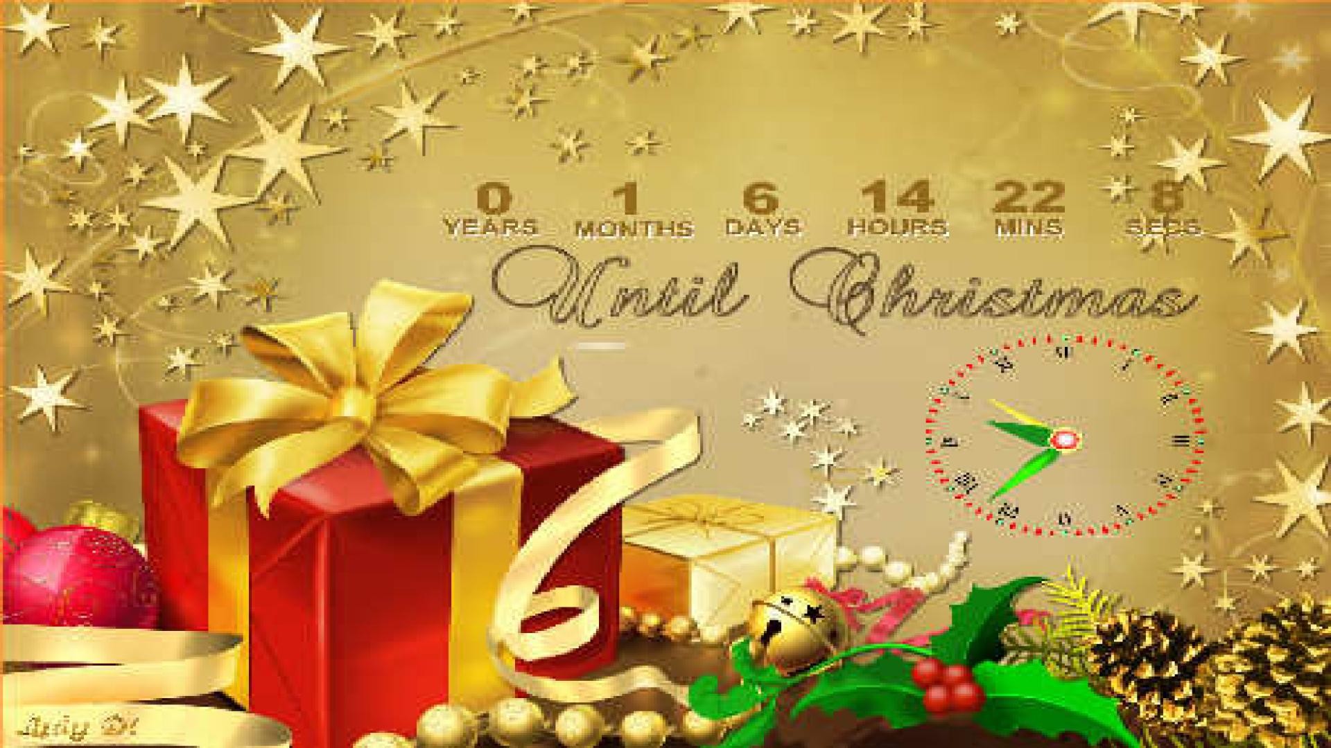 christmas countdown clock desktop