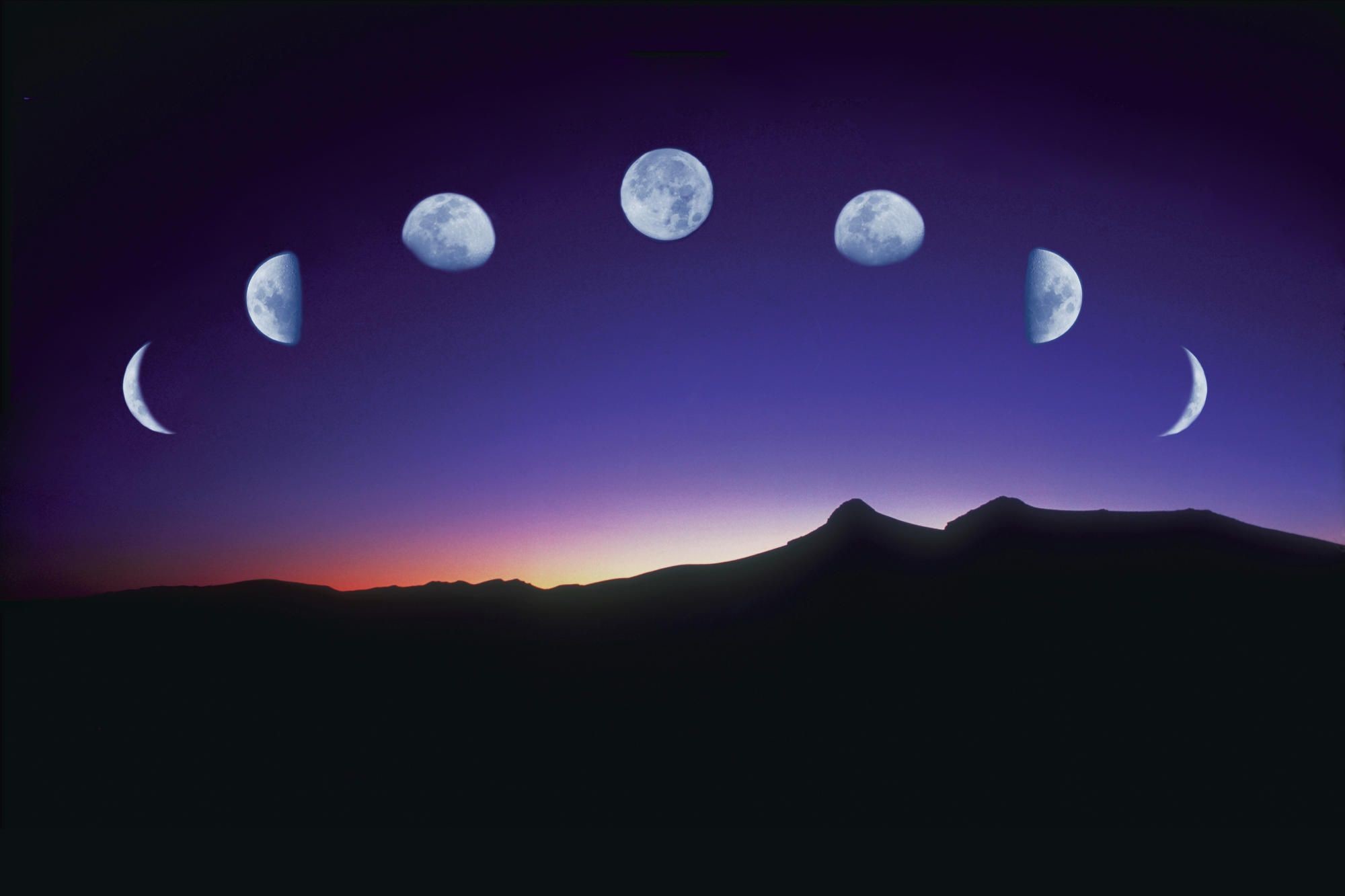 Phases of the Moon Wallpaper (58+ images)