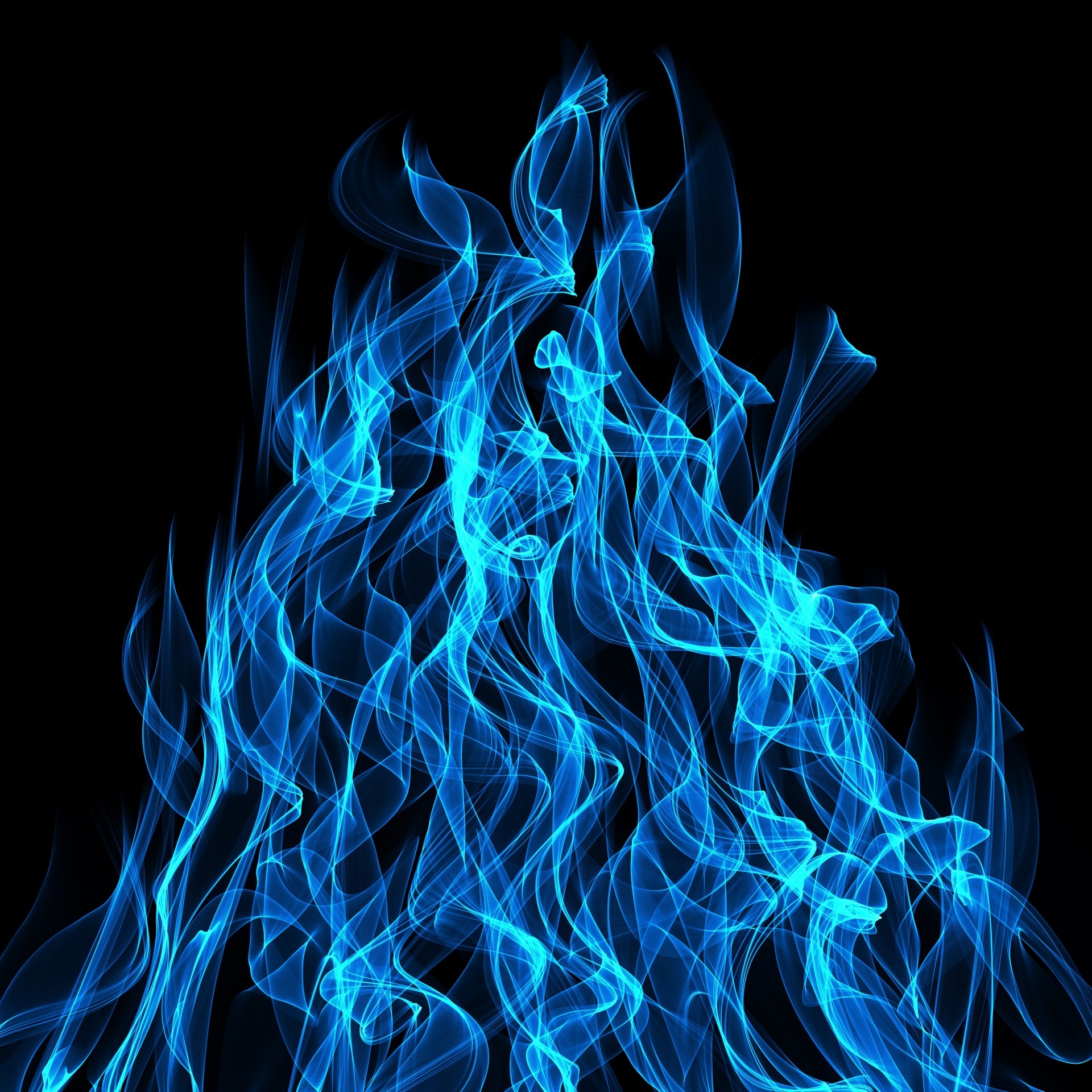  on blue flames wallpapers