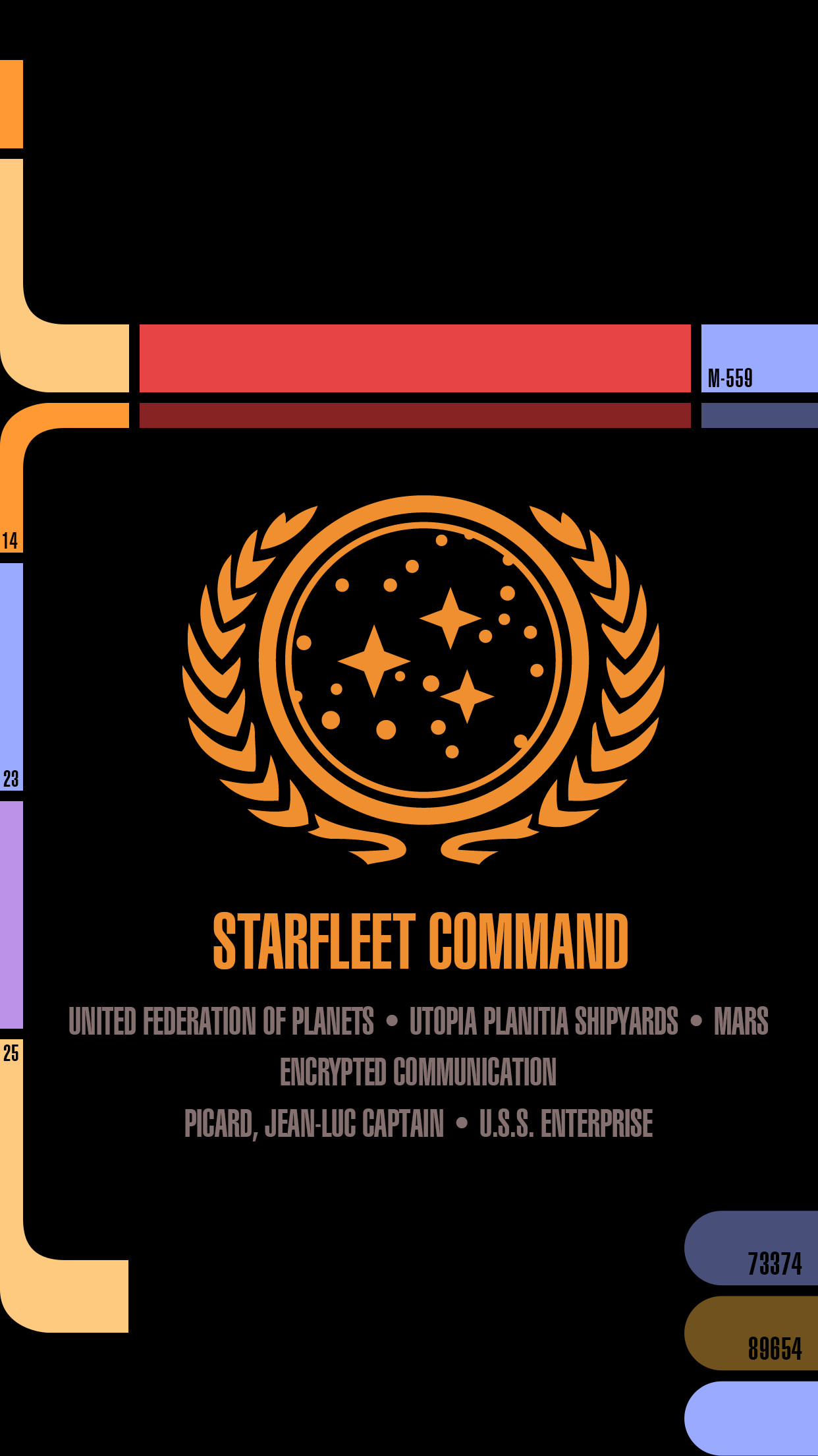 Star Trek Lcars iPhone Wallpaper (59+