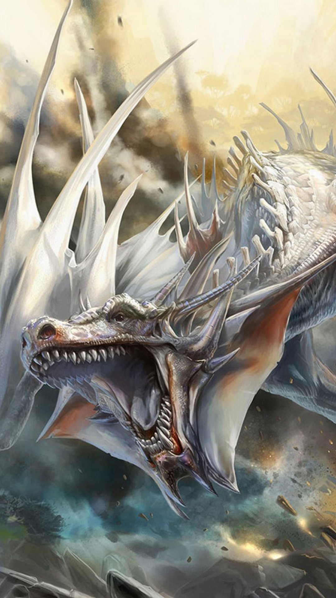 Young White Dragon by BenWootten on DeviantArt