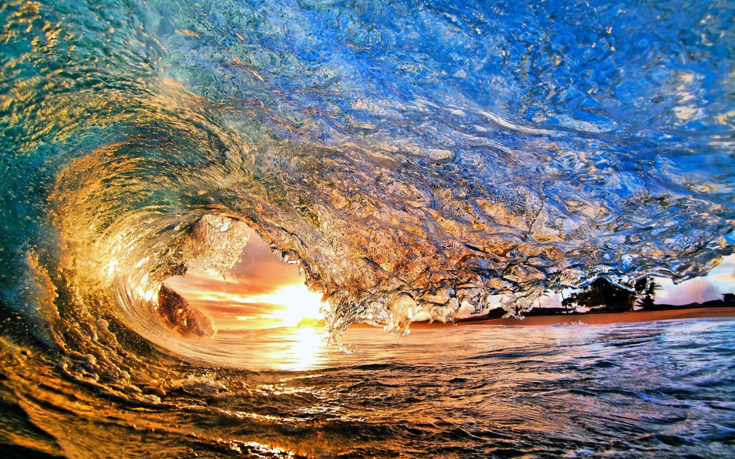 Beach Waves Wallpapers For Desktop 55 Images 