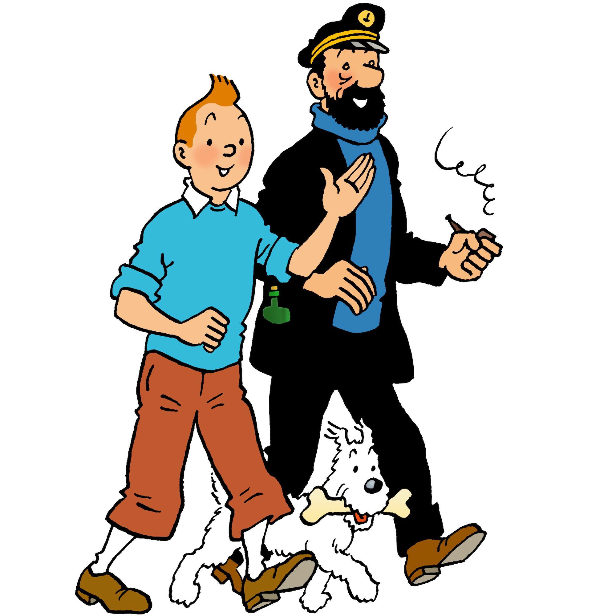 Tintin Et Milou Coloriage