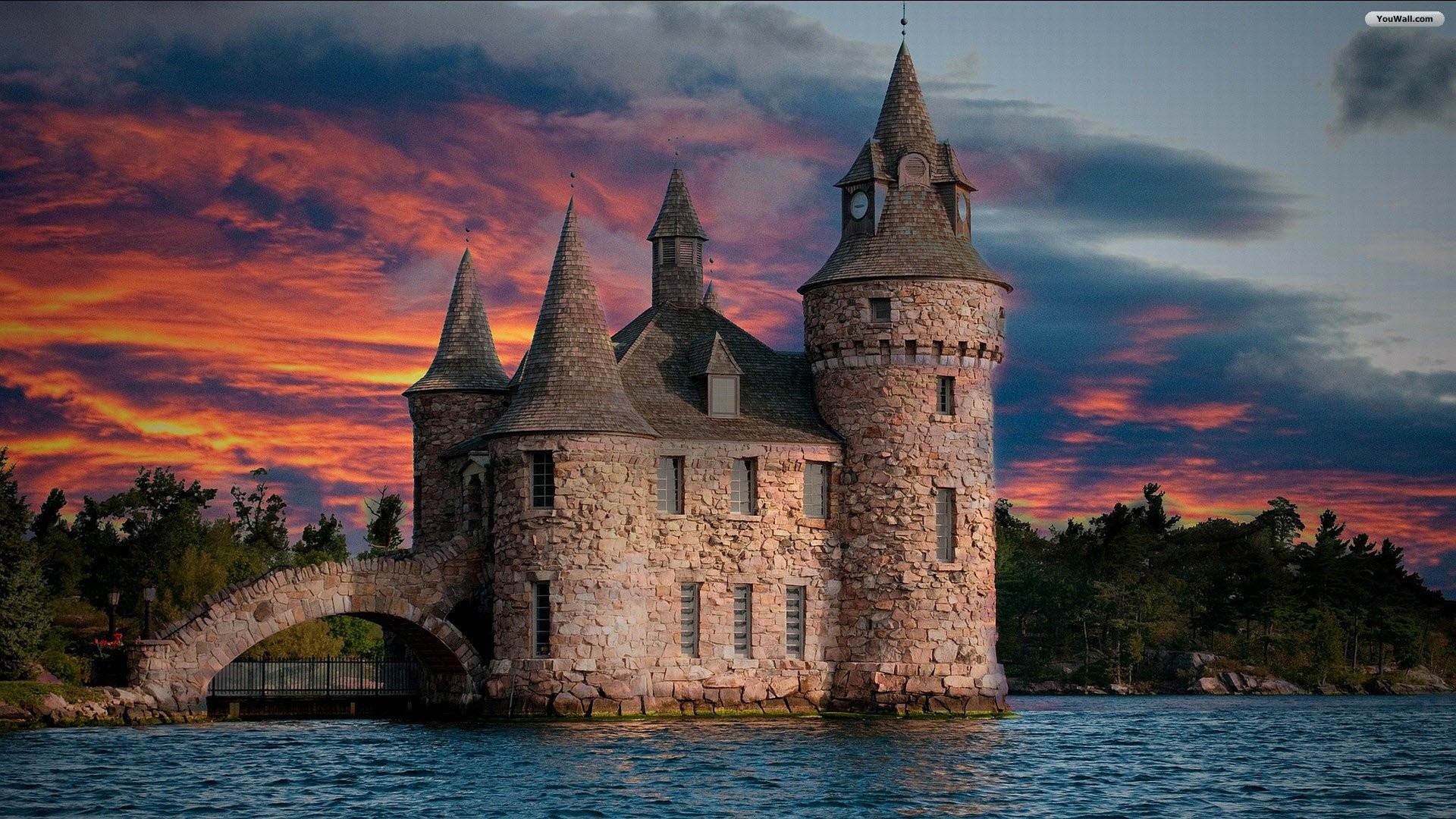 Medieval Castle Tower Wallpaper - MAXIPX