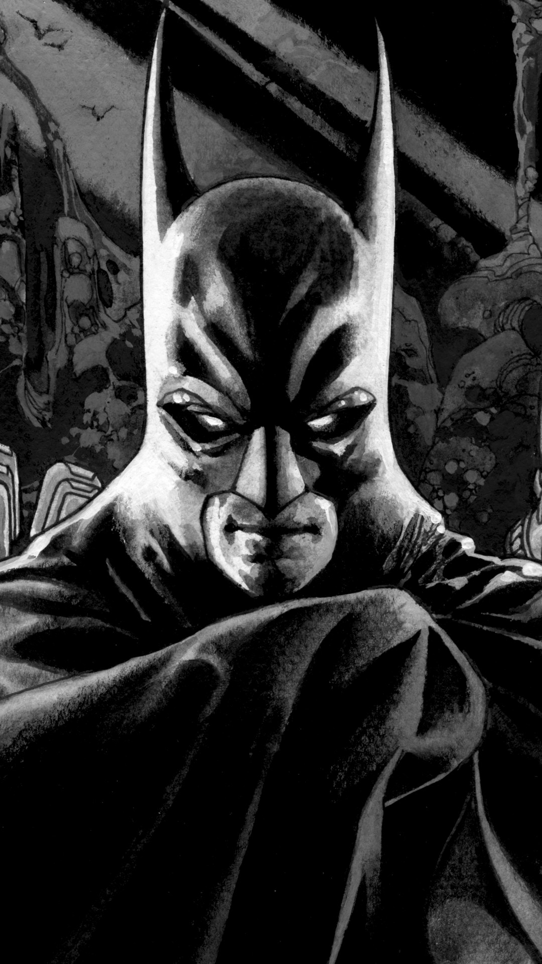 Black and White Batman Wallpaper (73+ images)
