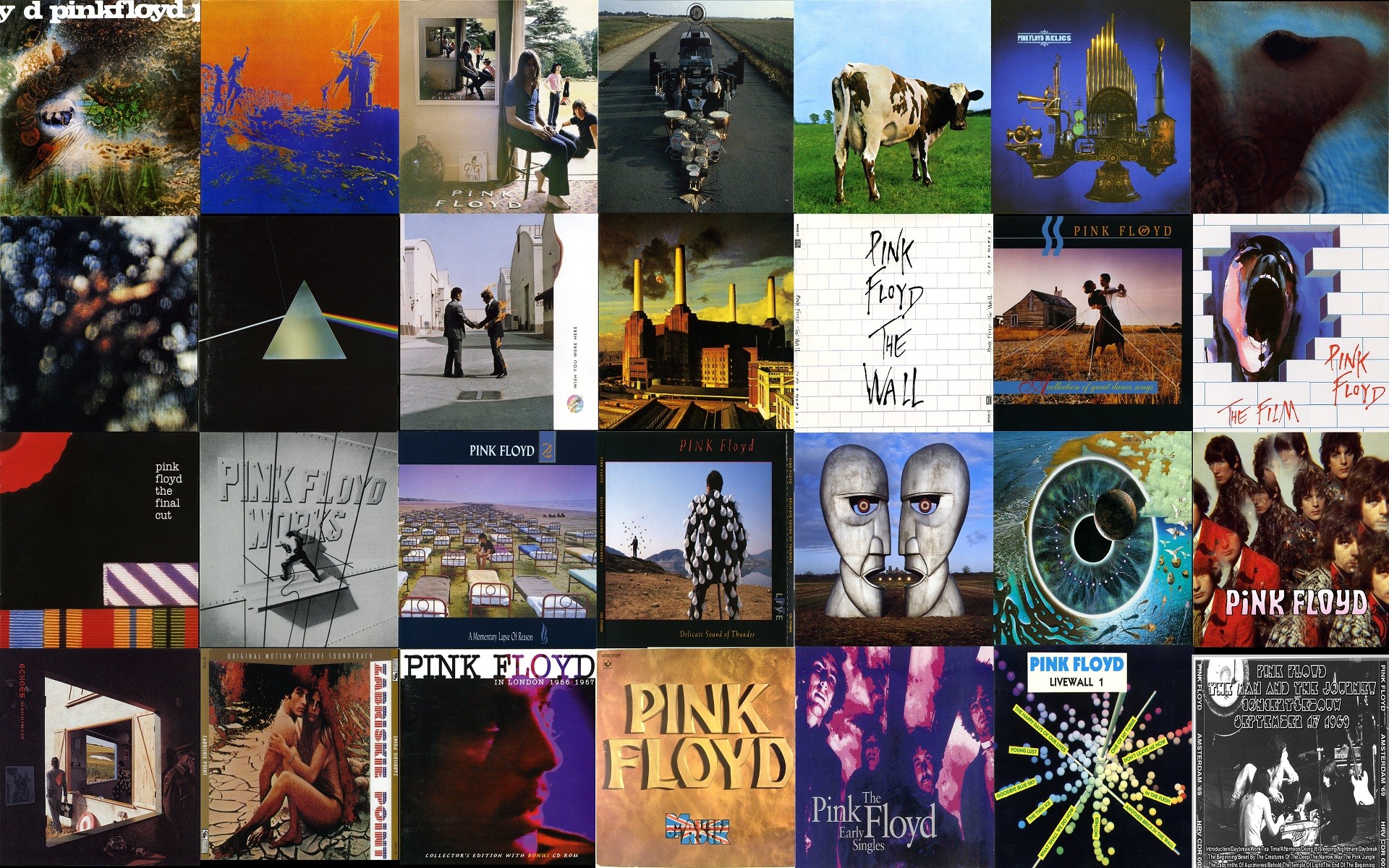 Pink Floyd Album Covers Wallpaper (68+ images)