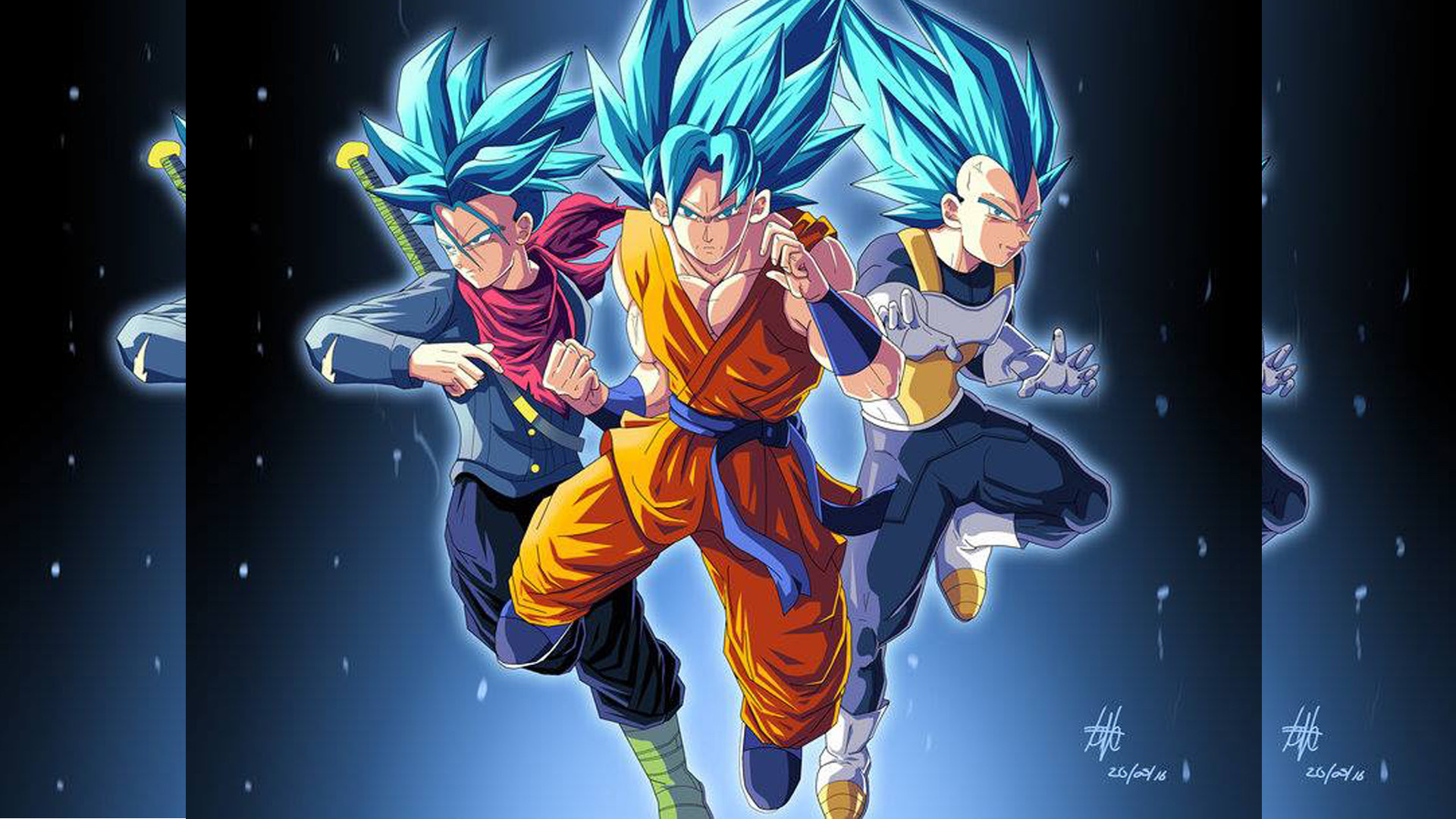 Super Saiyan 4 Goku and Vegeta