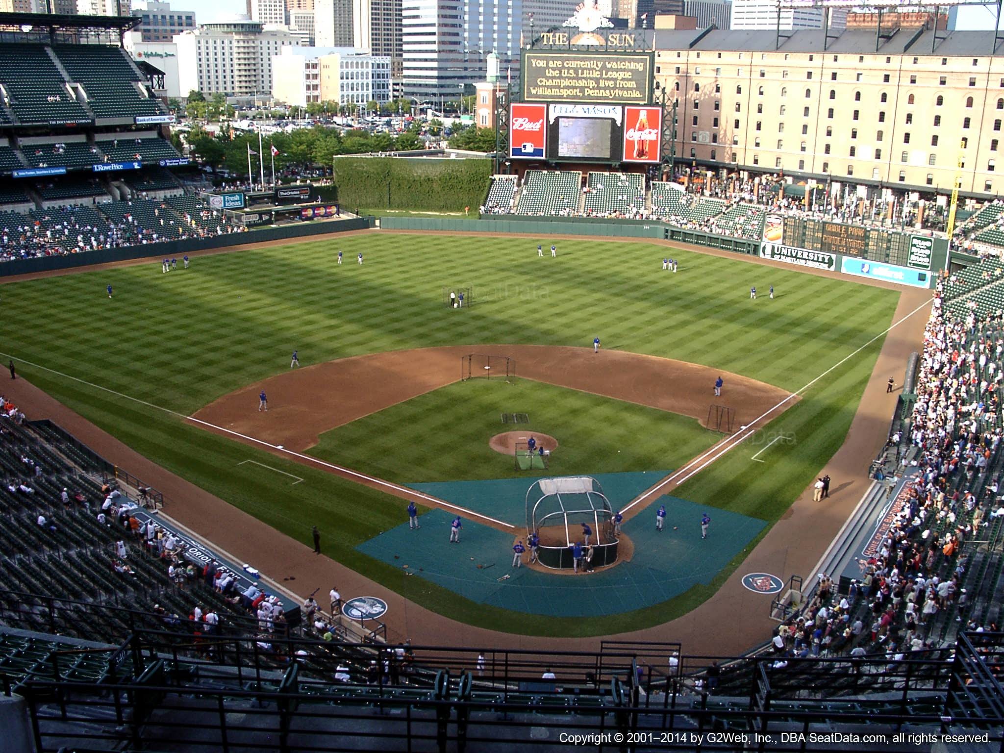 Baltimore Orioles Seating Chart
