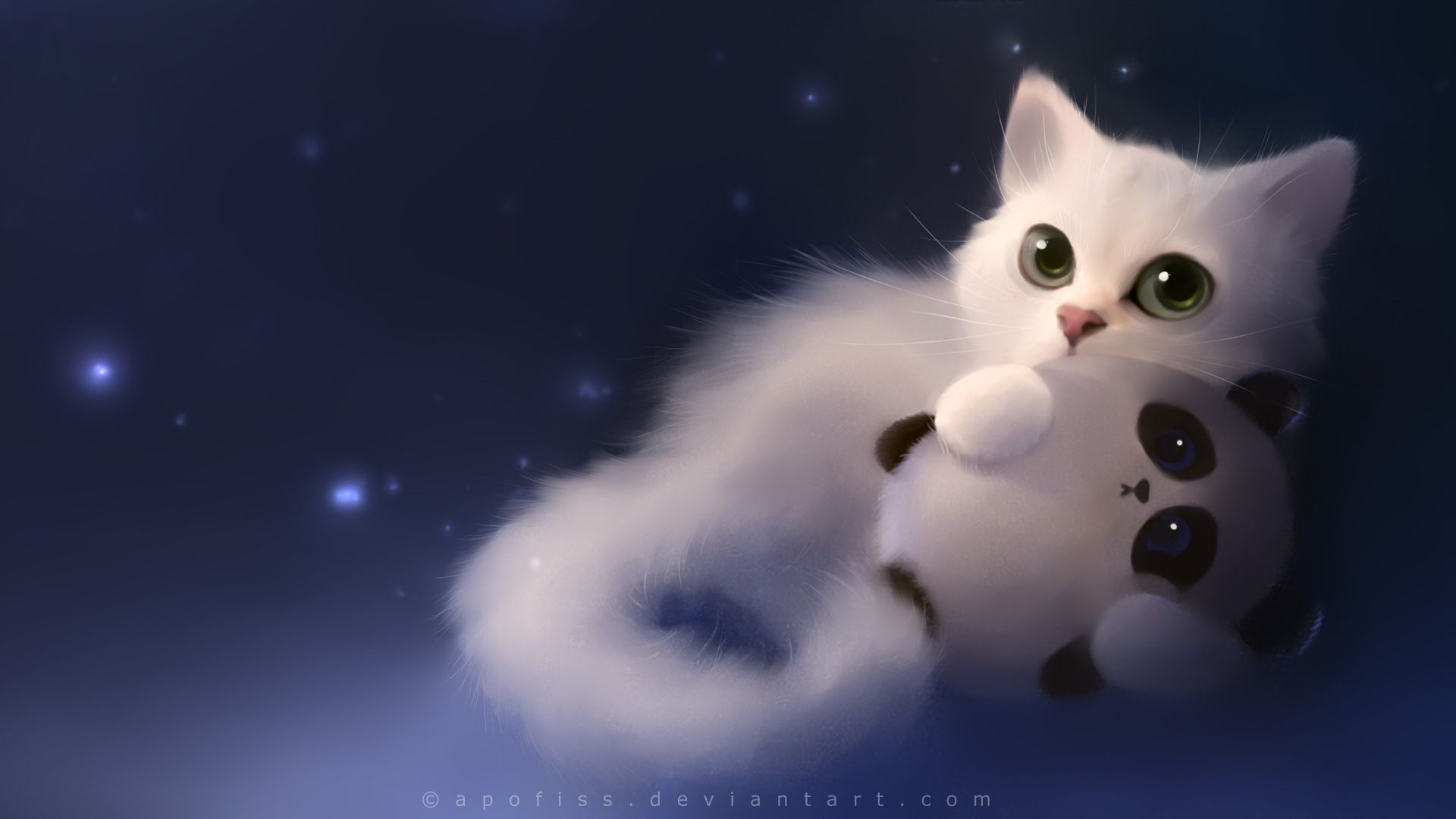 Cute Cat Anime Wallpaper For Android Apk Download