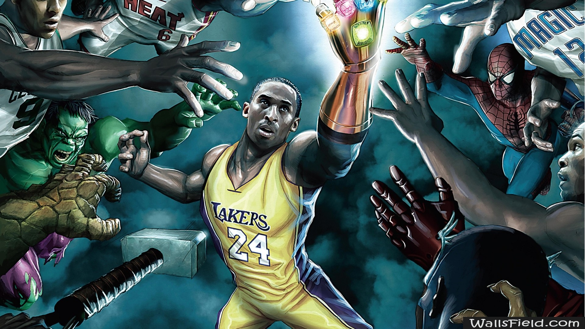 NBA Cartoon Wallpaper (71+ images)