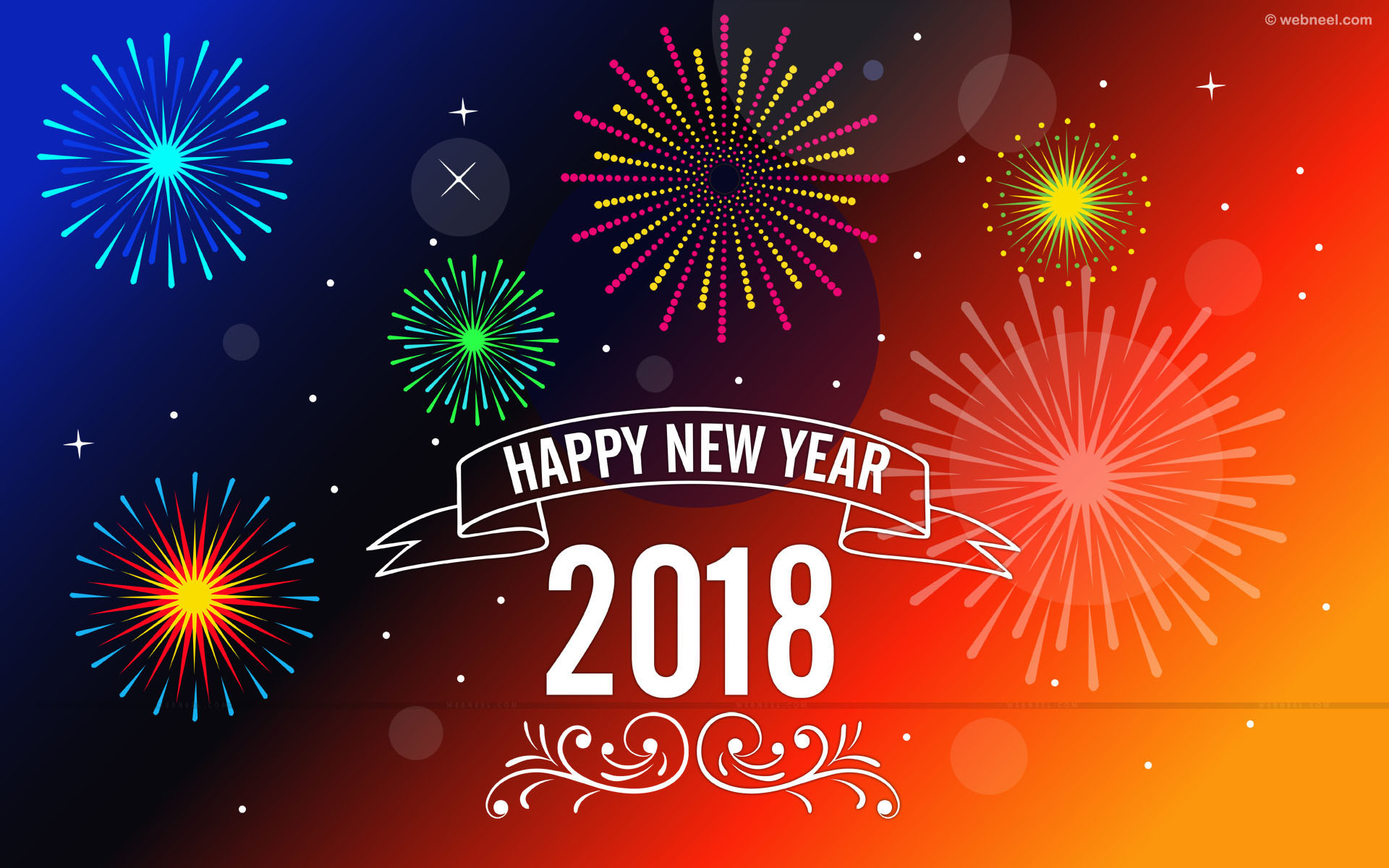 Happy new year 2018 free clip art