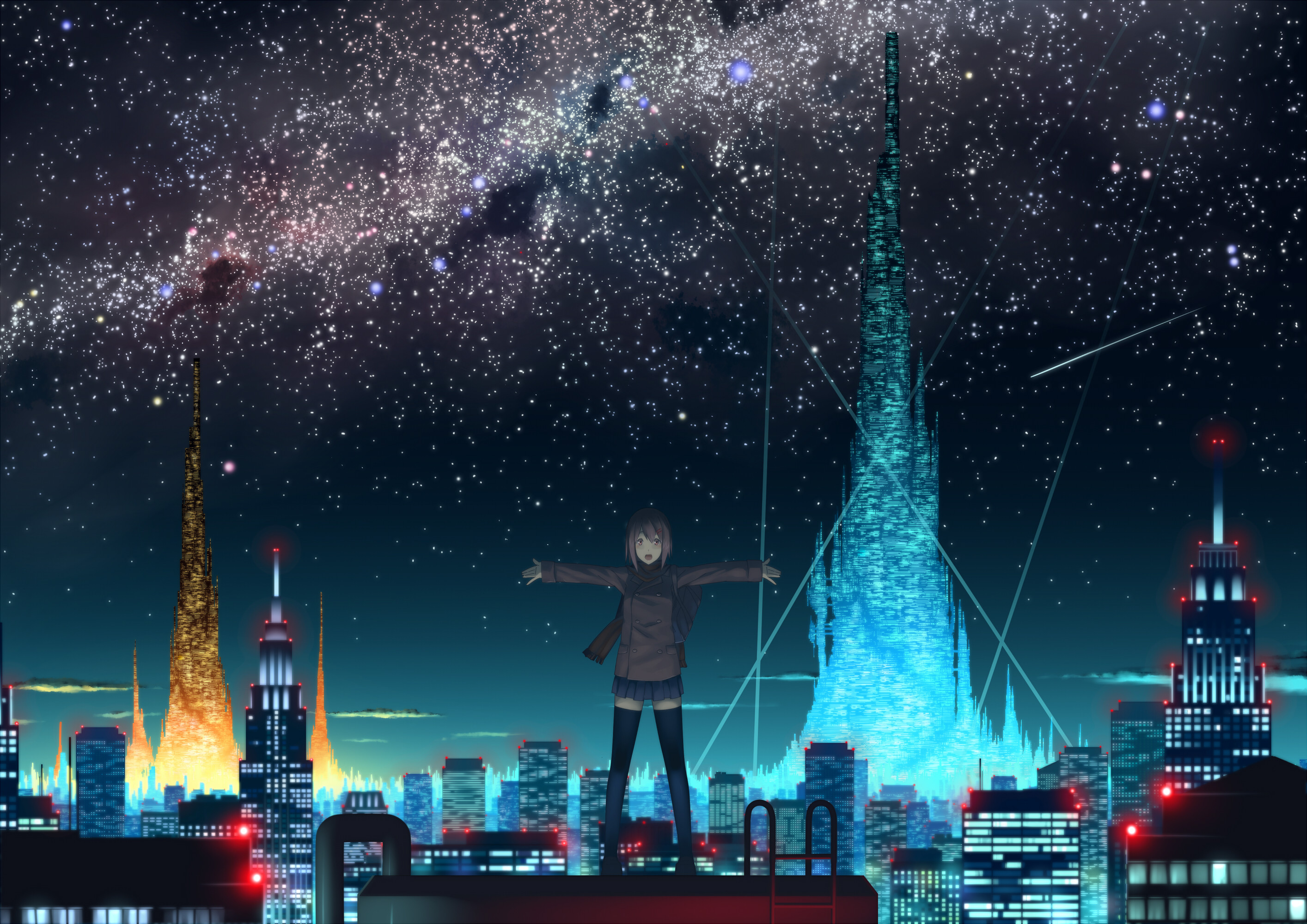 Anime City Wallpapers 80 Images