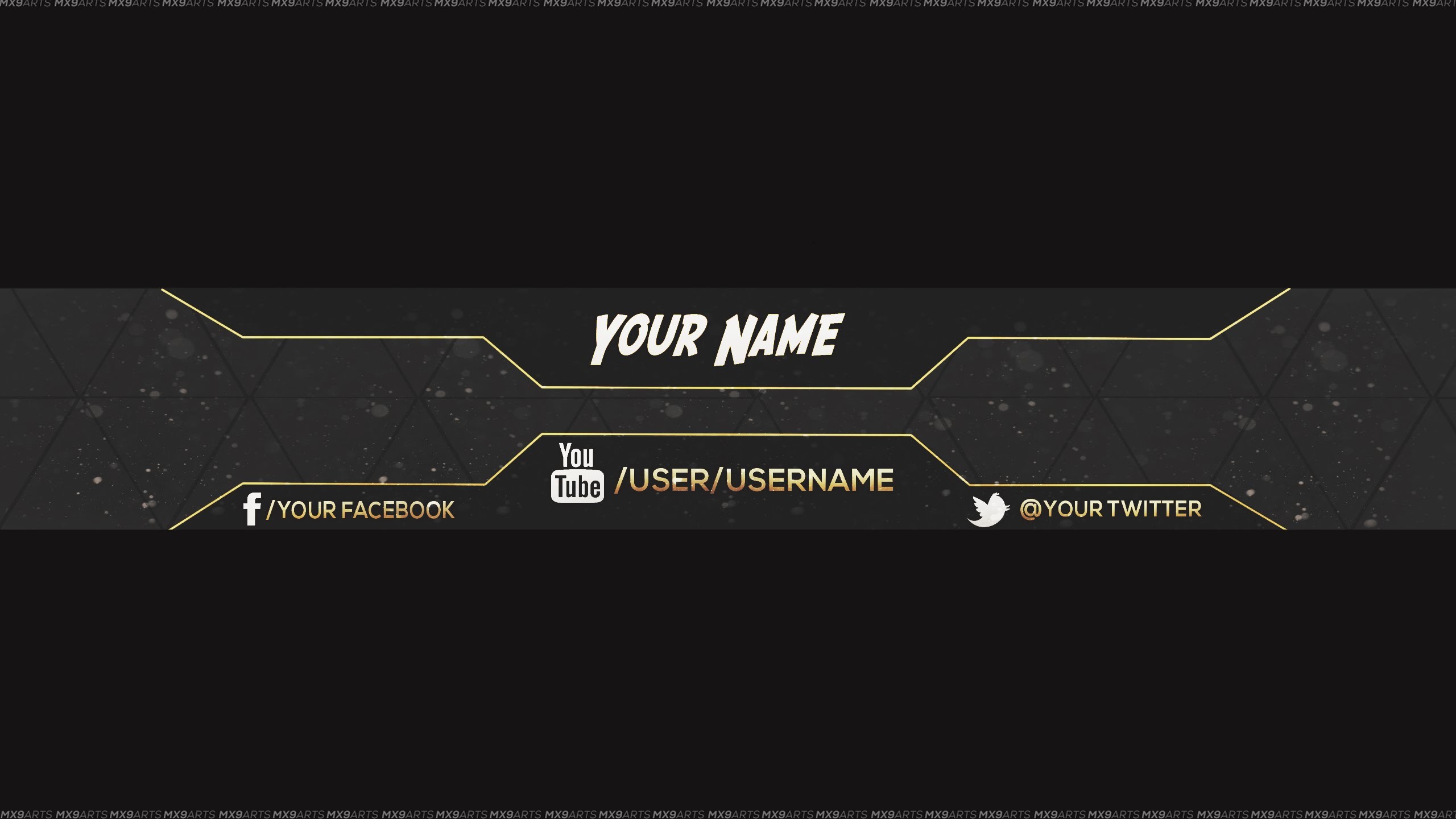 Youtube Banner 2560X1440 Template - 2560x1440 | Youtube banners