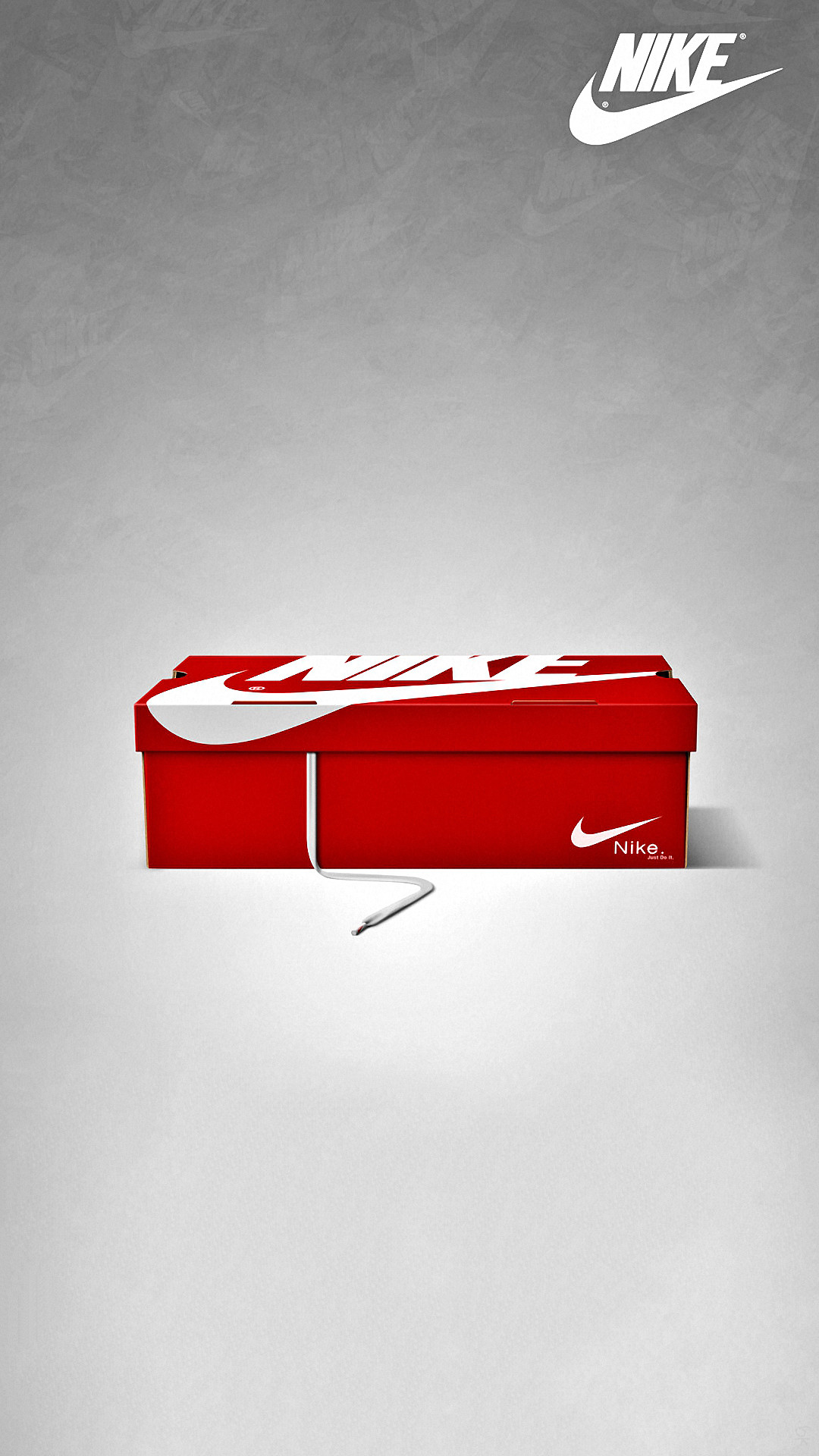 Iphone 6 Red Nike Wallpaper