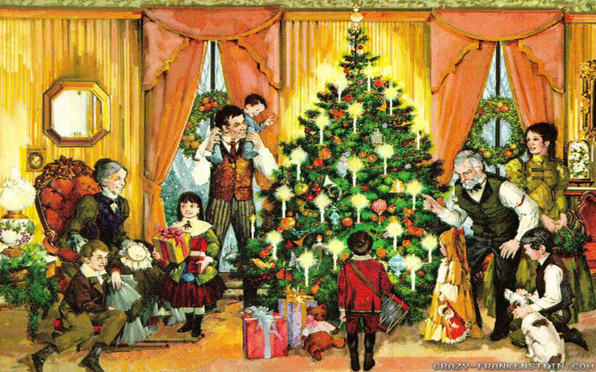 Old Fashioned Christmas Wallpaper (38+ images)