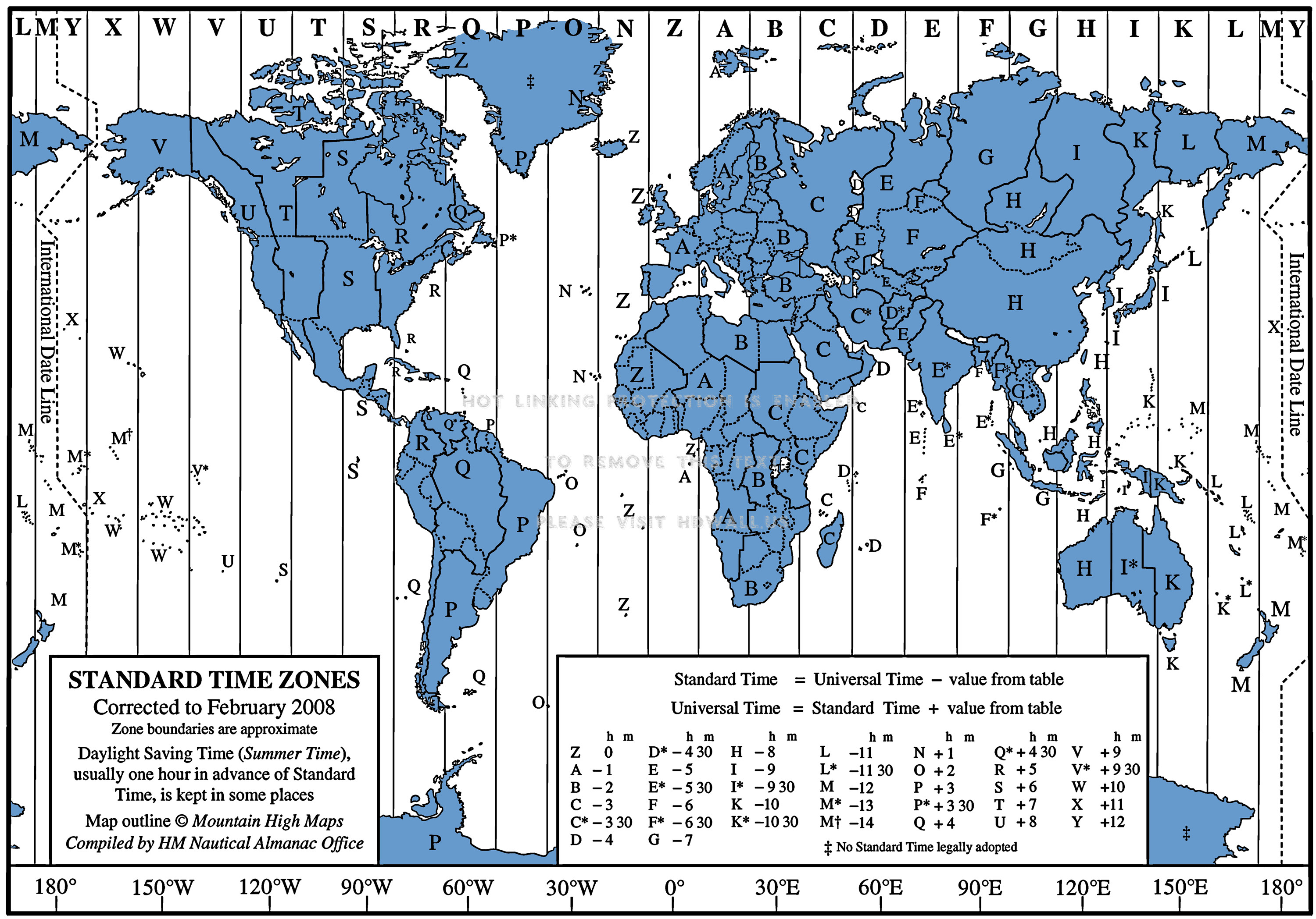 world-map-of-time-zones-printable