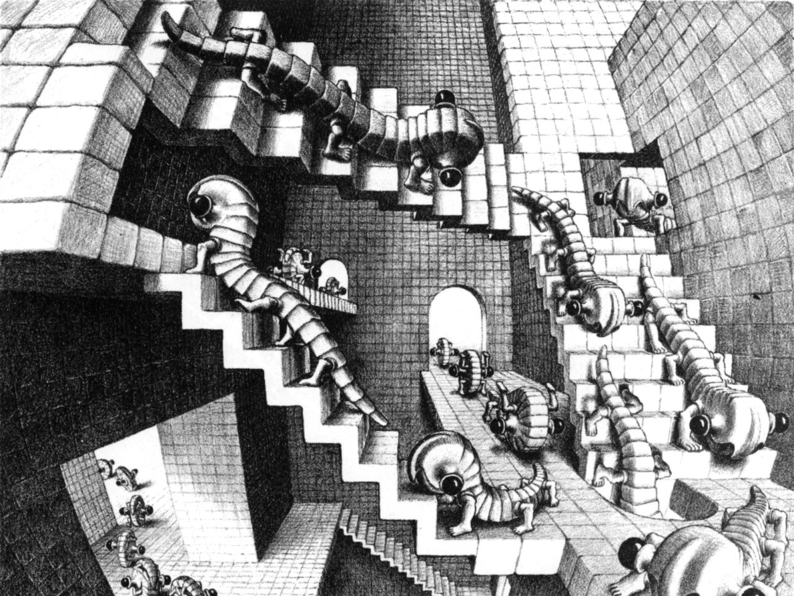 Mc Escher Wallpaper Hd 48 Images