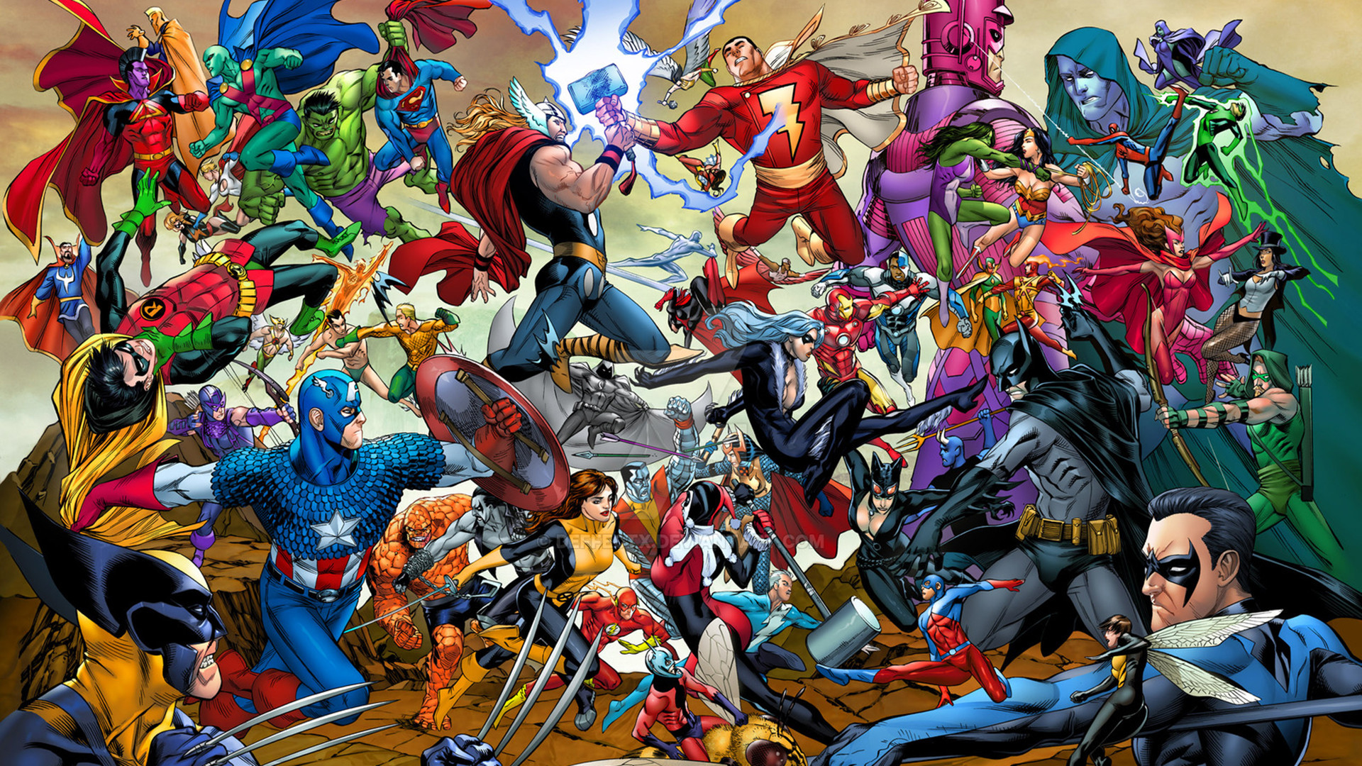 Marvel and DC Wallpaper (64+ images)