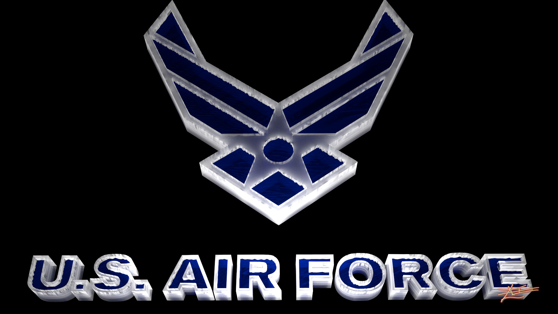 US Air Force Wallpaper (67+ images)
 Usaf Logo Wallpaper Hd