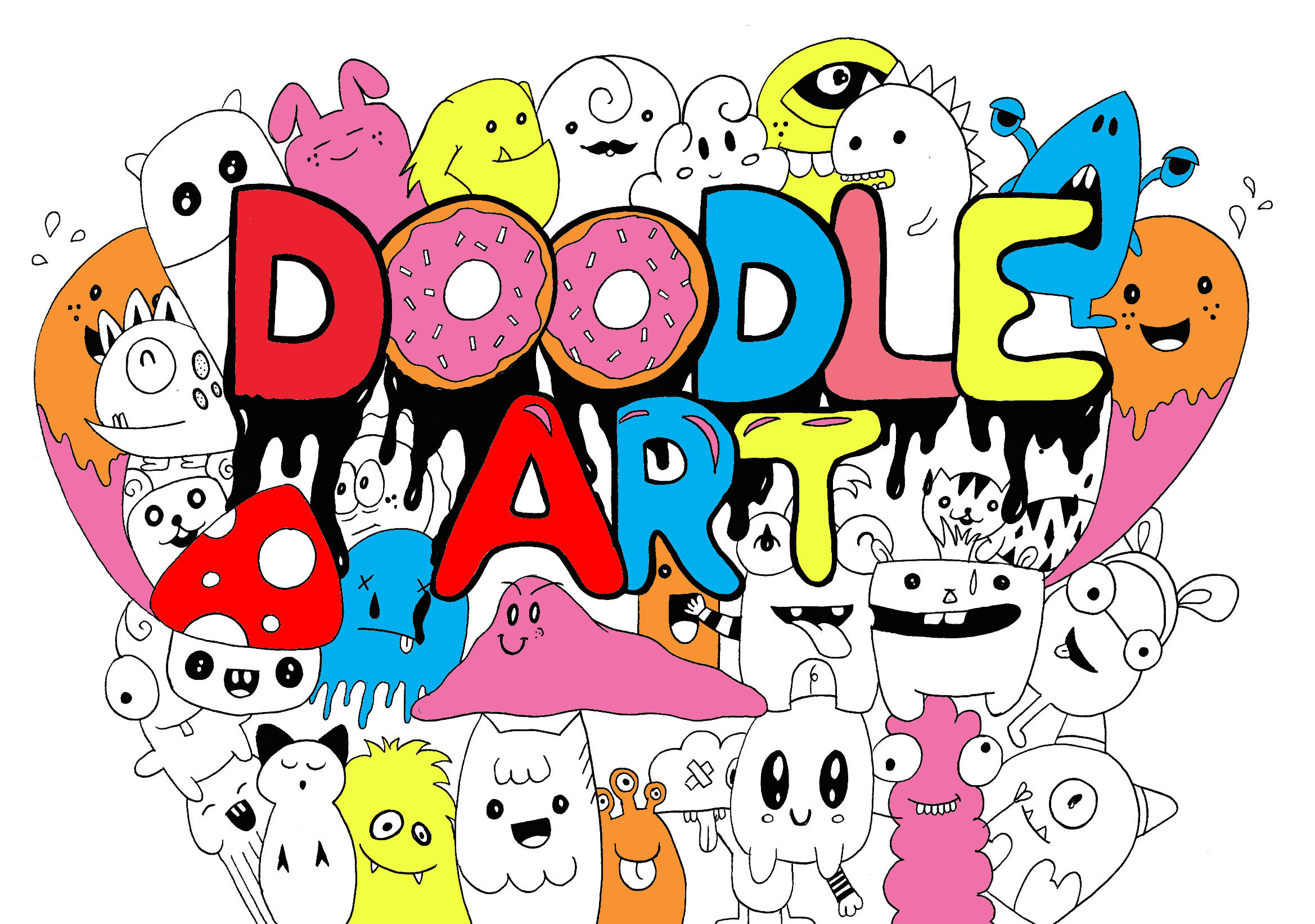 Doodle Wallpapers For Girls : Good quality doodle art images make your