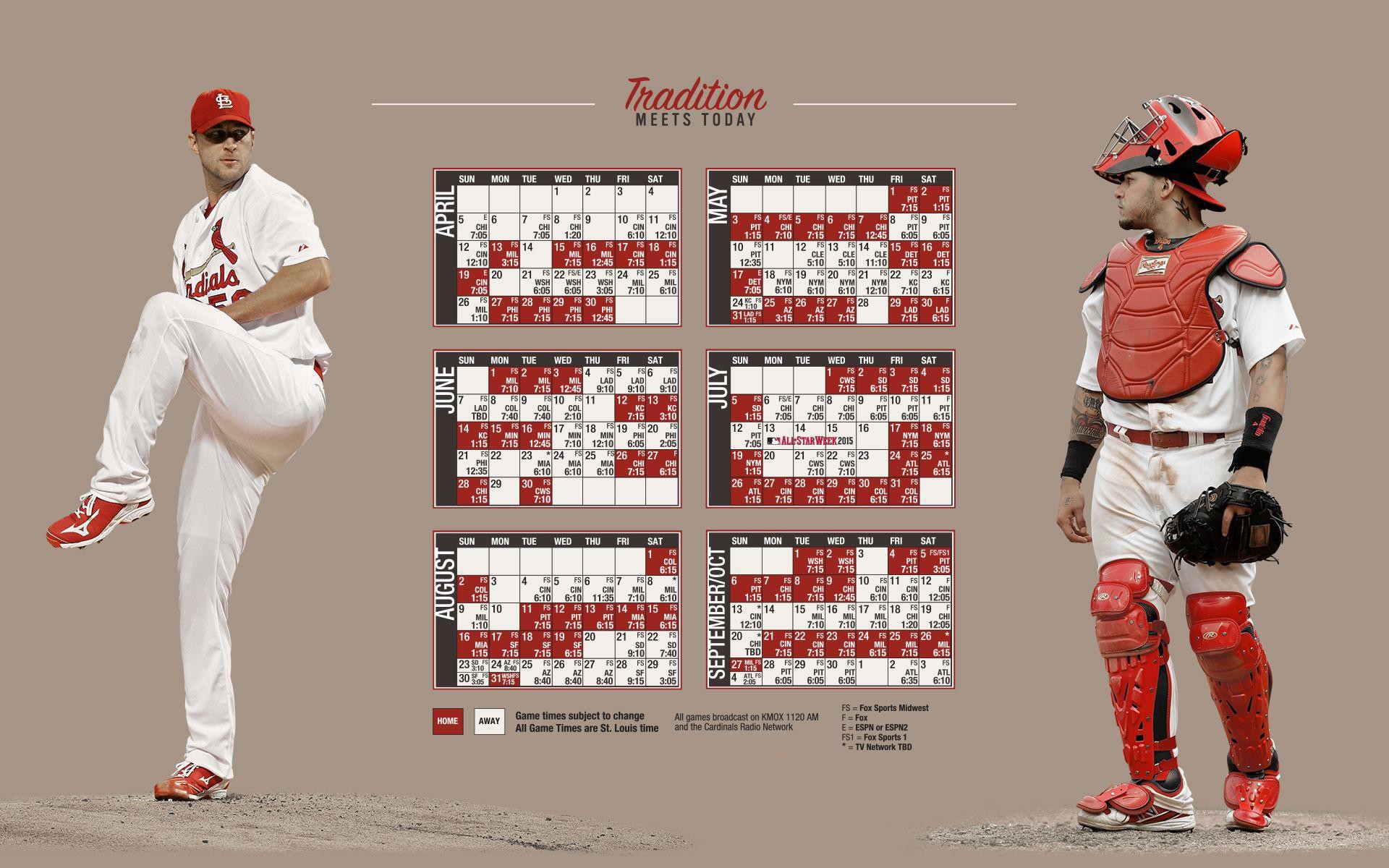 Saint Louis Cardinals Baseball Schedule 2020