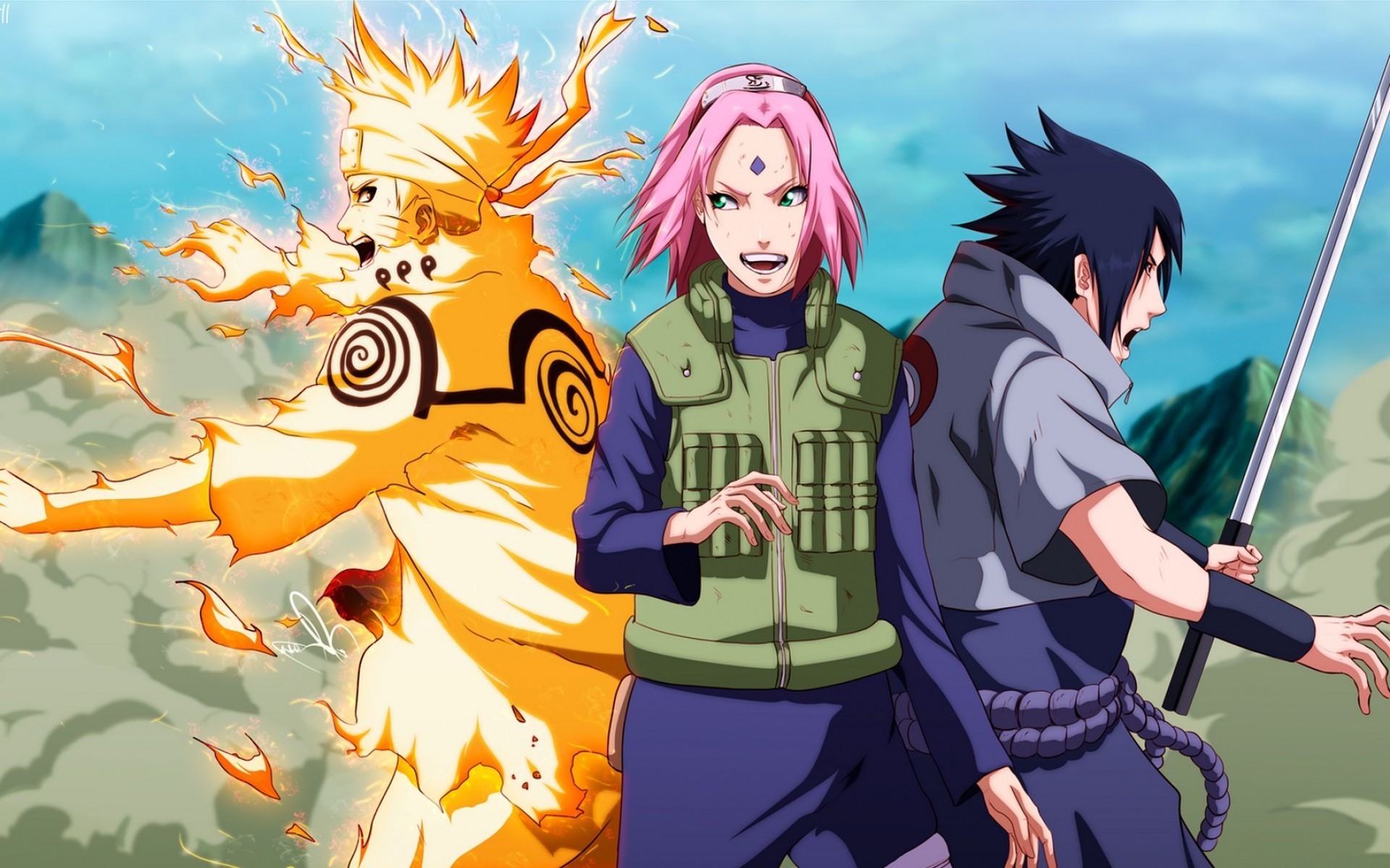 Naruto Sasuke Sakura Wallpaper Images