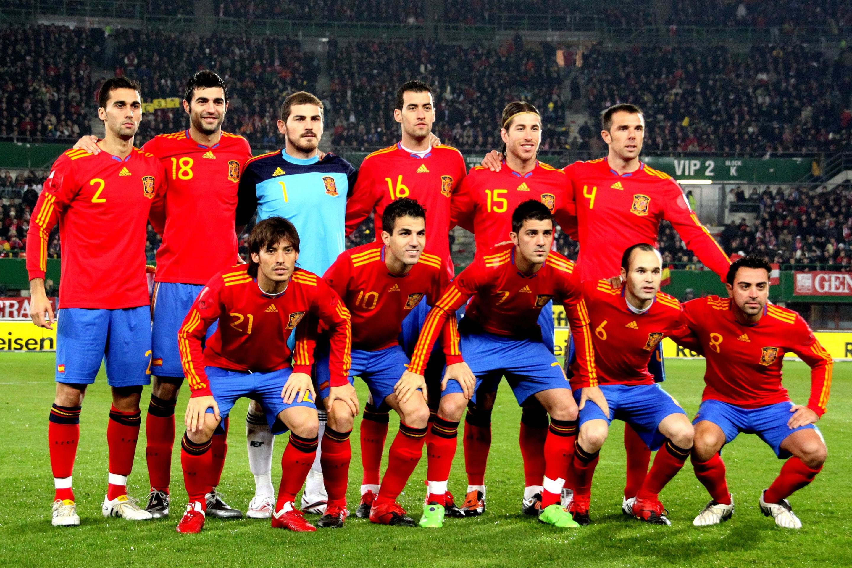 Spain Football Team Photos Spain Cup Squad Team National Soccer