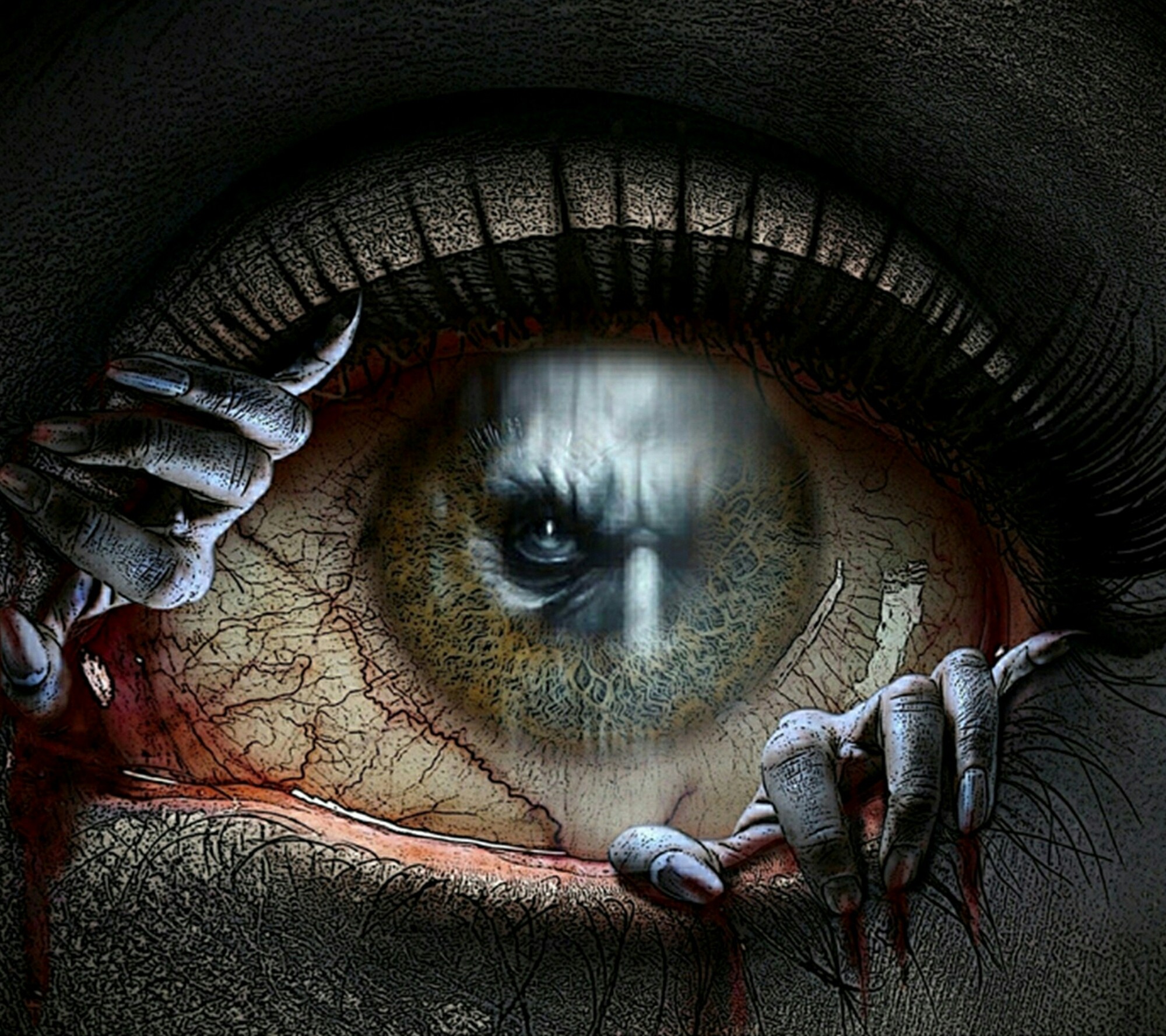 Evil Eye Wallpaper (51+ images)
 Evil Eyes In Dark