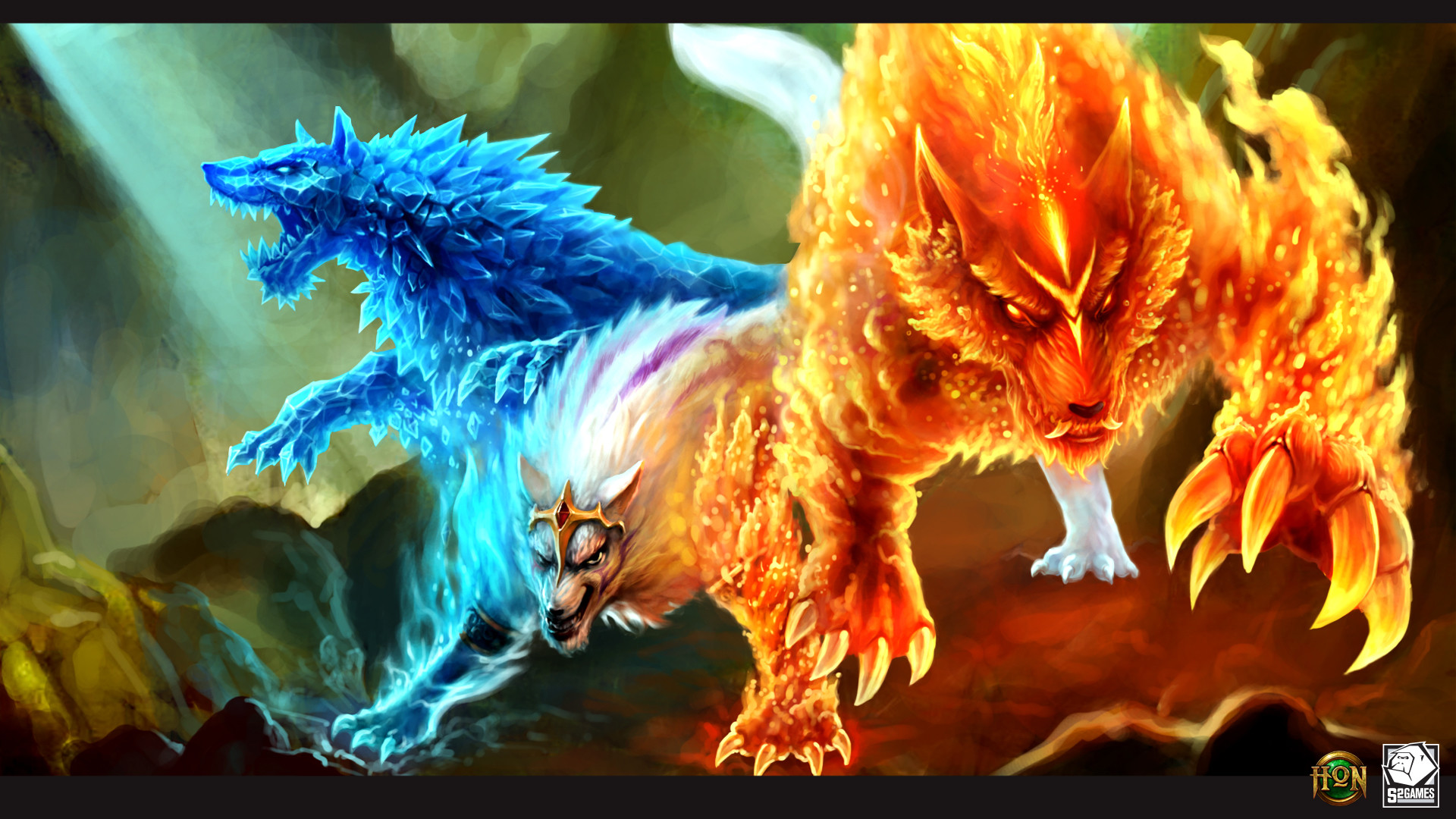 Fire Wolf Wallpaper (61+ images)