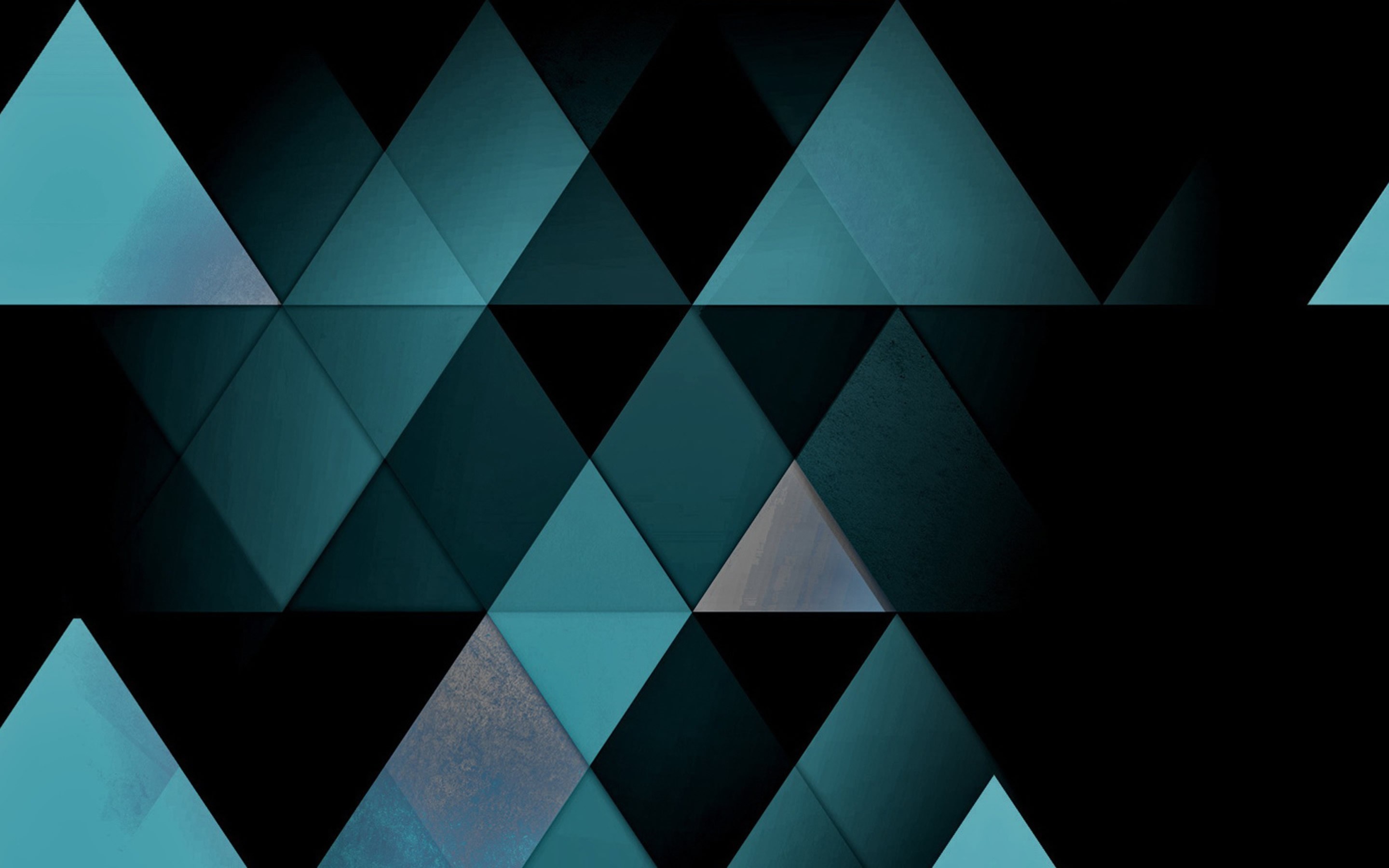 4. Mint Green and Blue Geometric Nail Art - wide 6