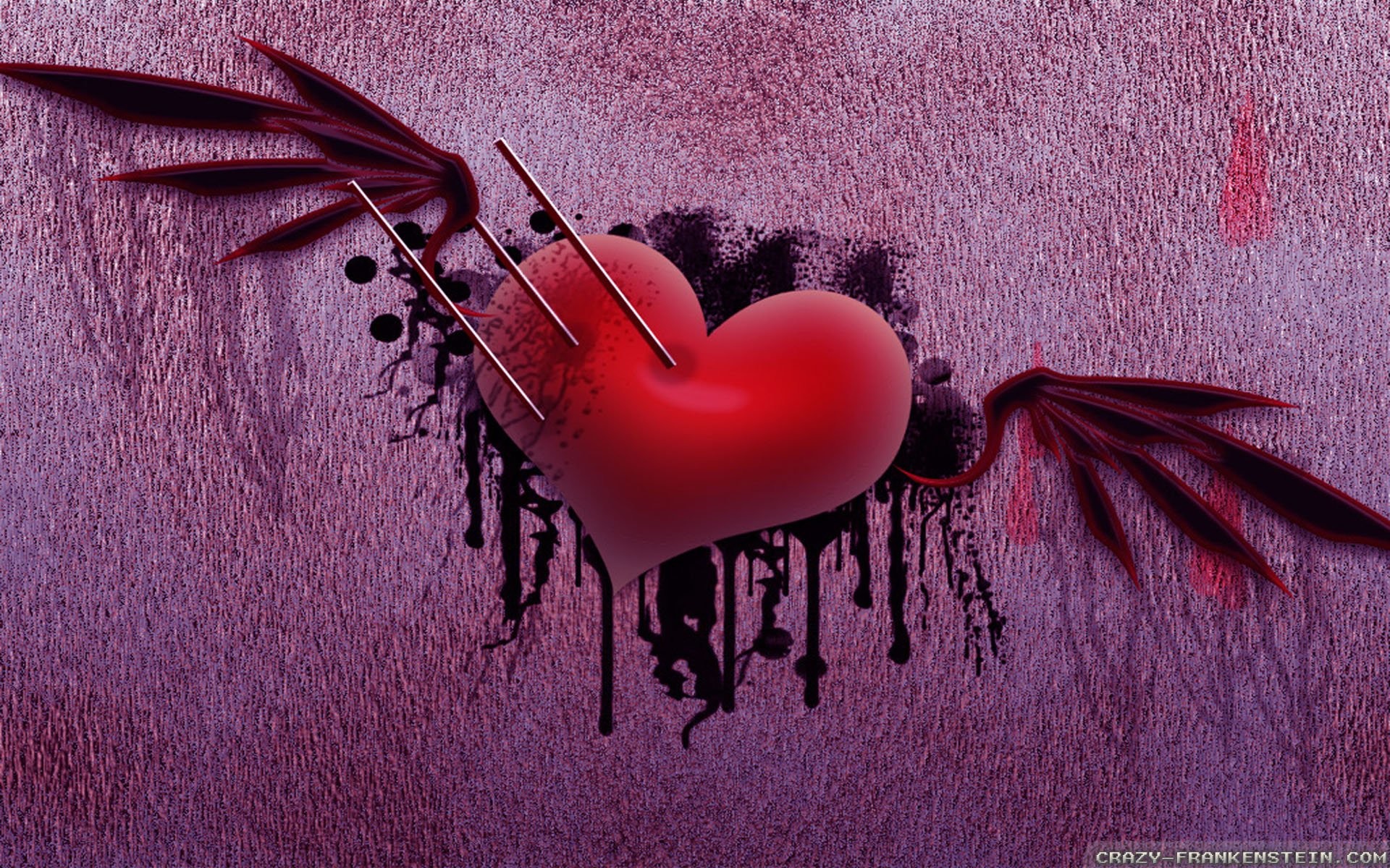 Aesthetic Purple Broken Heart Wallpaper Image Page 1 0557