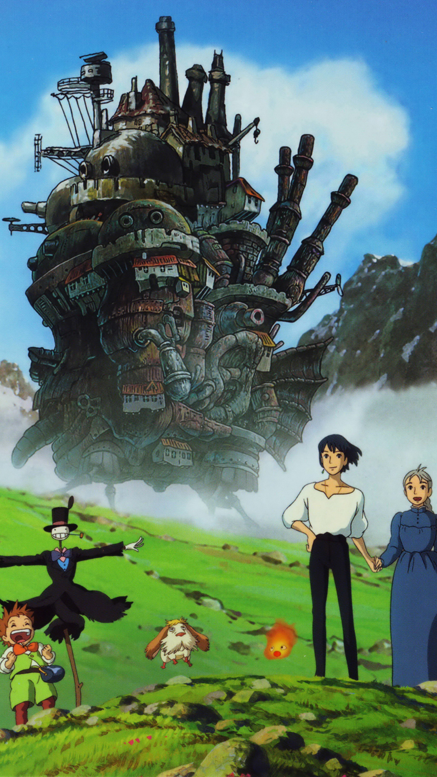 Howl's Moving Castle Sky Wallpaper hd, picture, image