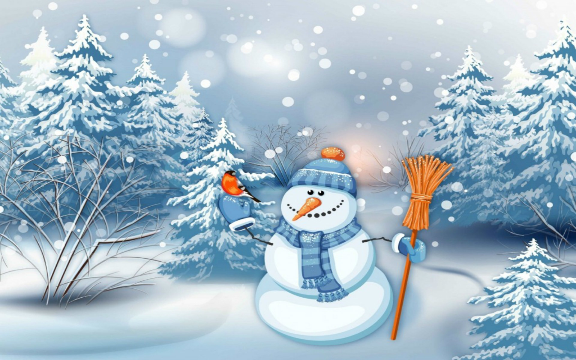 Winter Snowman Wallpaper (61+ images)