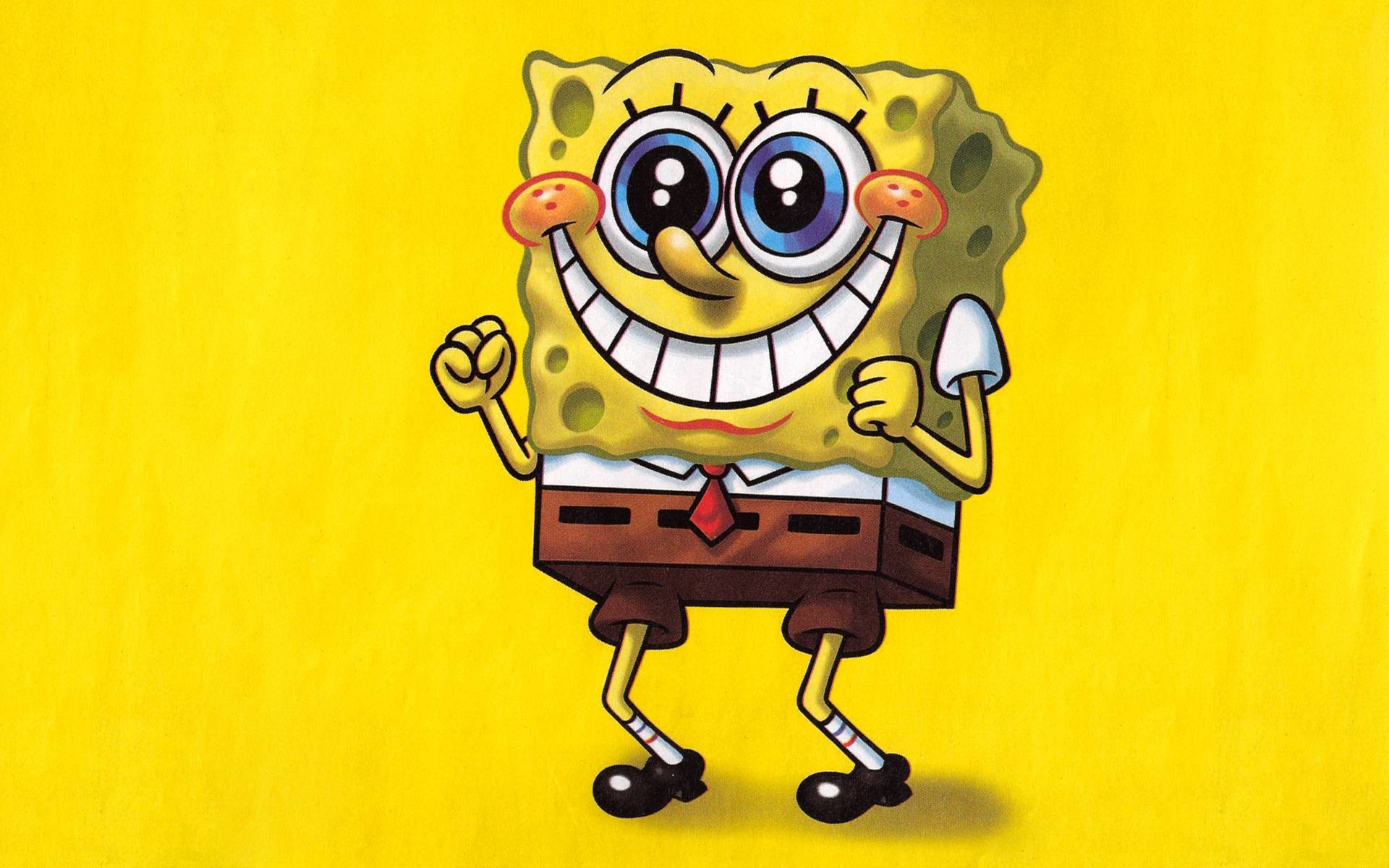 1920x1080 spongebob squarepants happy face wallpaper