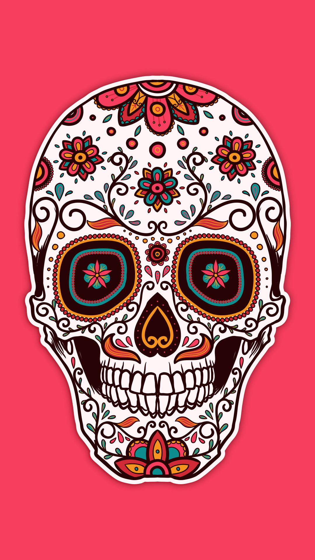 Sugar Skull Wallpaper for iPhone (62+