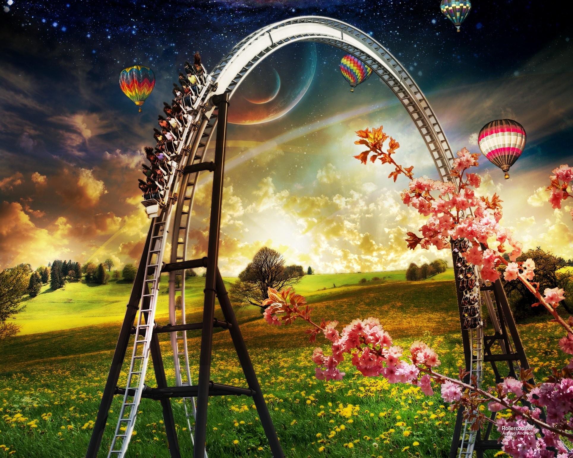 Roller Coaster Wallpaper (67+ images)