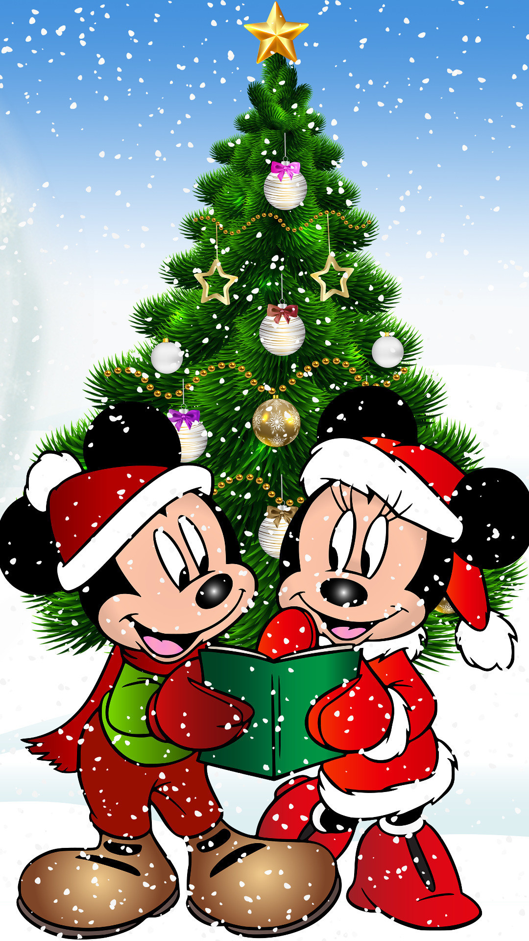 Disney Christmas Backgrounds (75+ images)