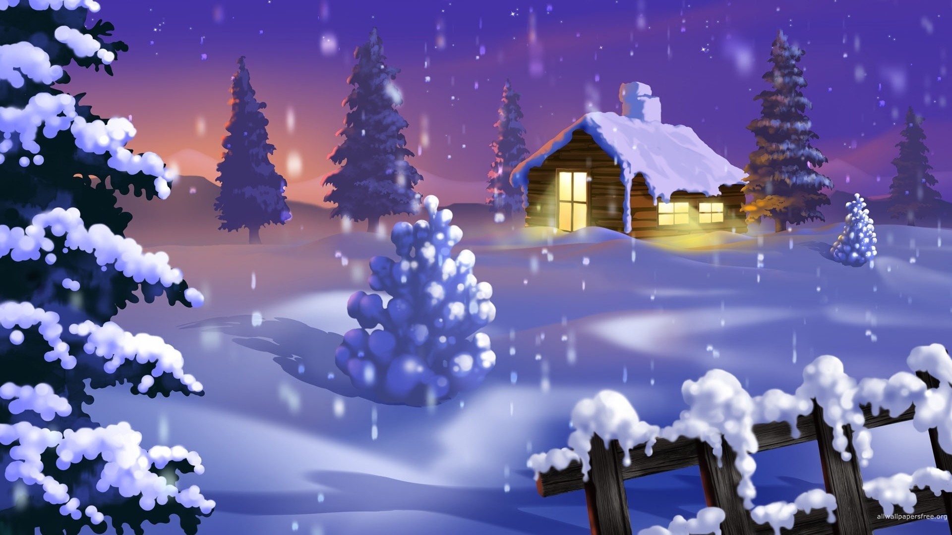 winter wallpaper animated