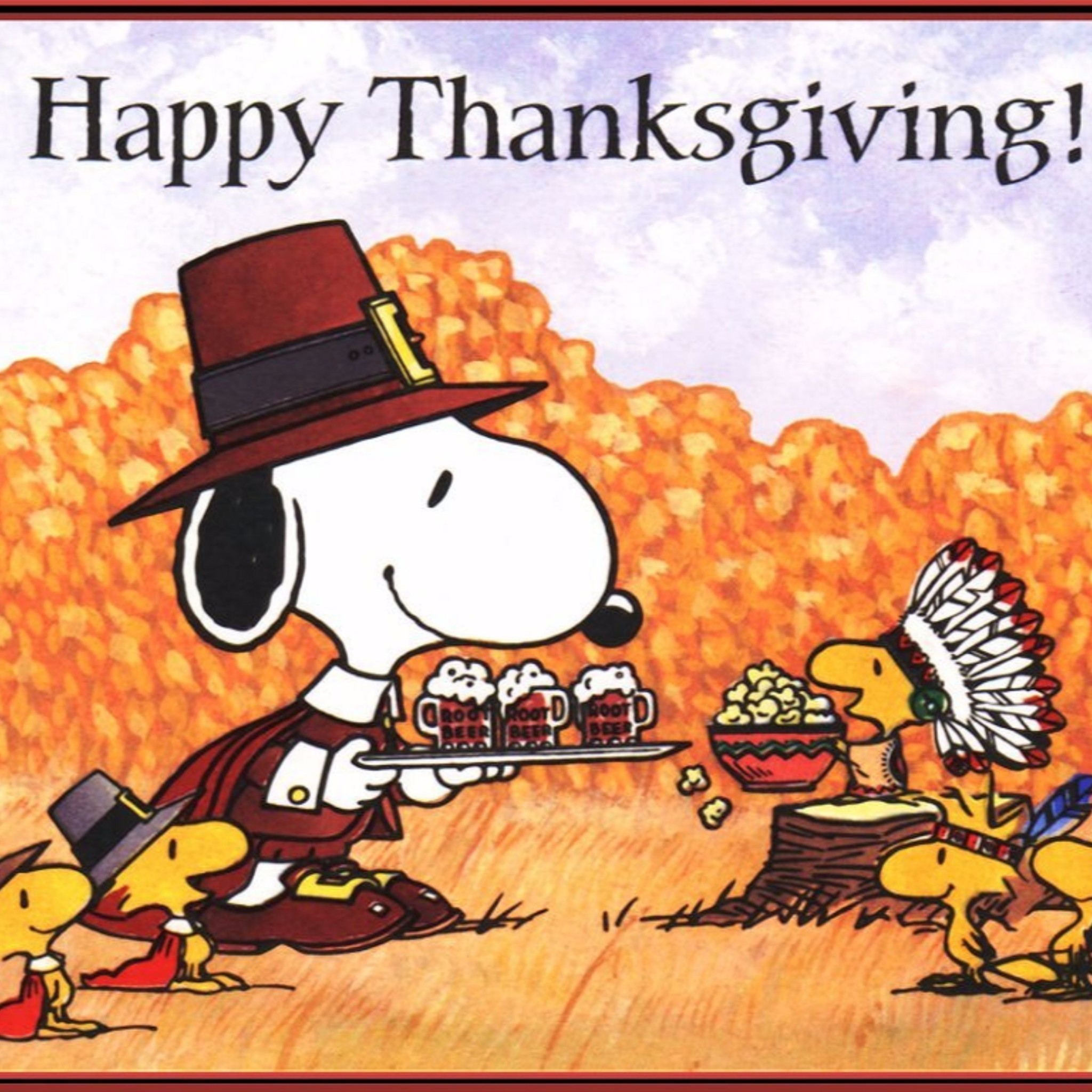 Snoopy and Woodstock Thanksgiving Wallpaper (56+ images)
