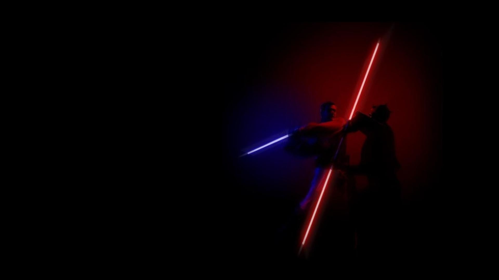 Star Wars Lightsaber Duel Wallpaper