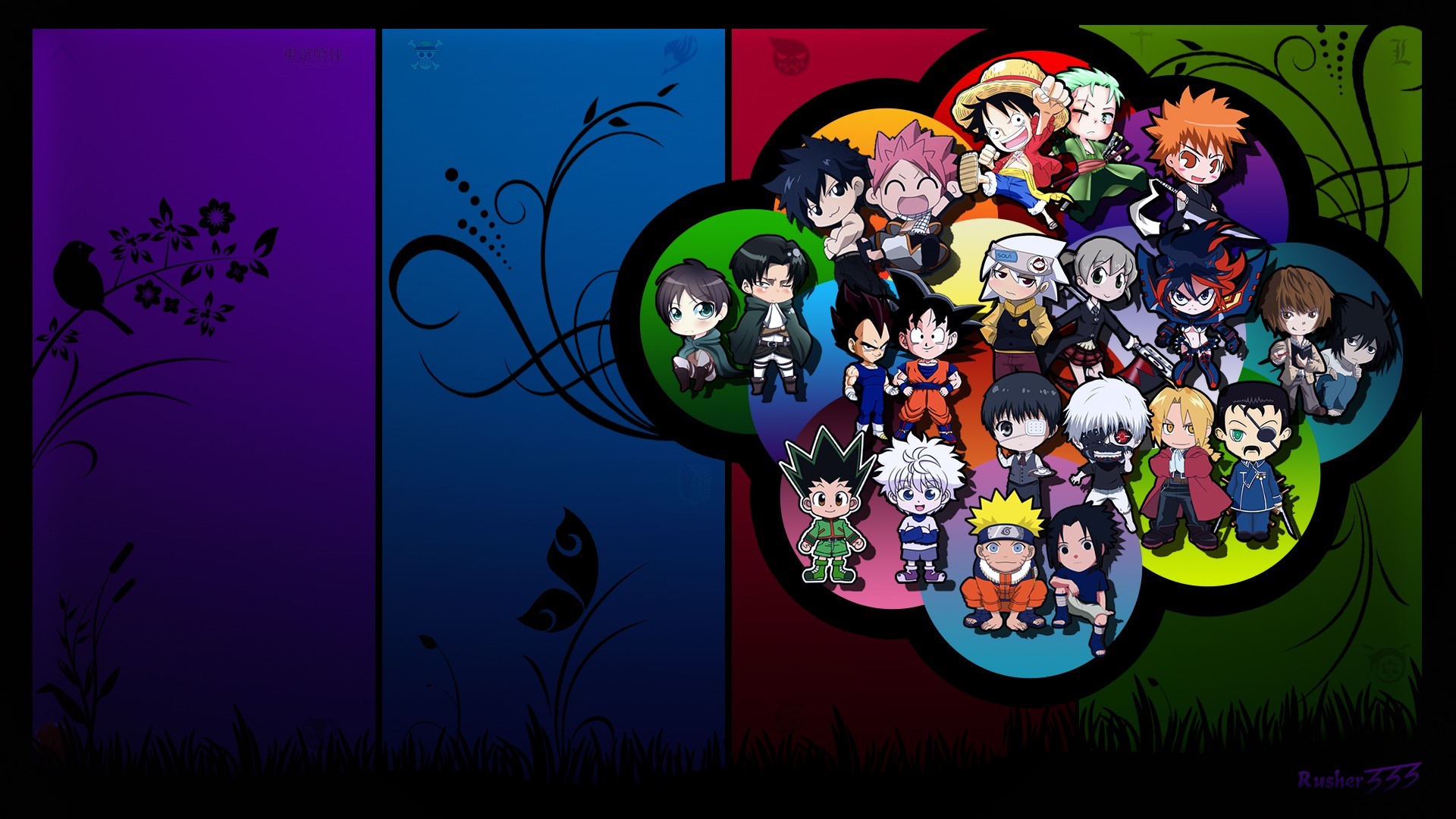 Featured image of post Desktop One Piece Chibi Wallpaper High quality printing 300 grams matt coated size a4