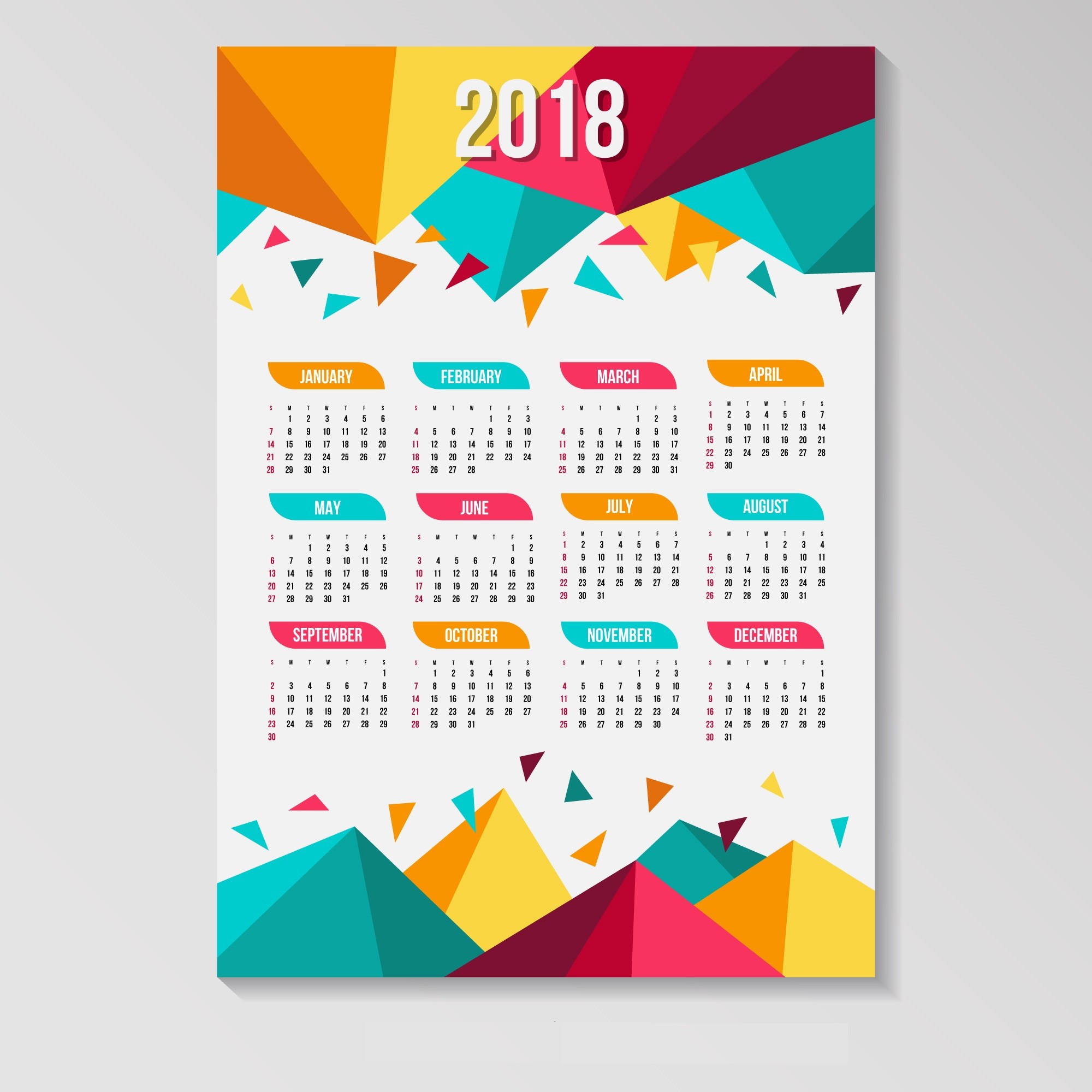 2018 Calendar Wallpaper (65+ images)