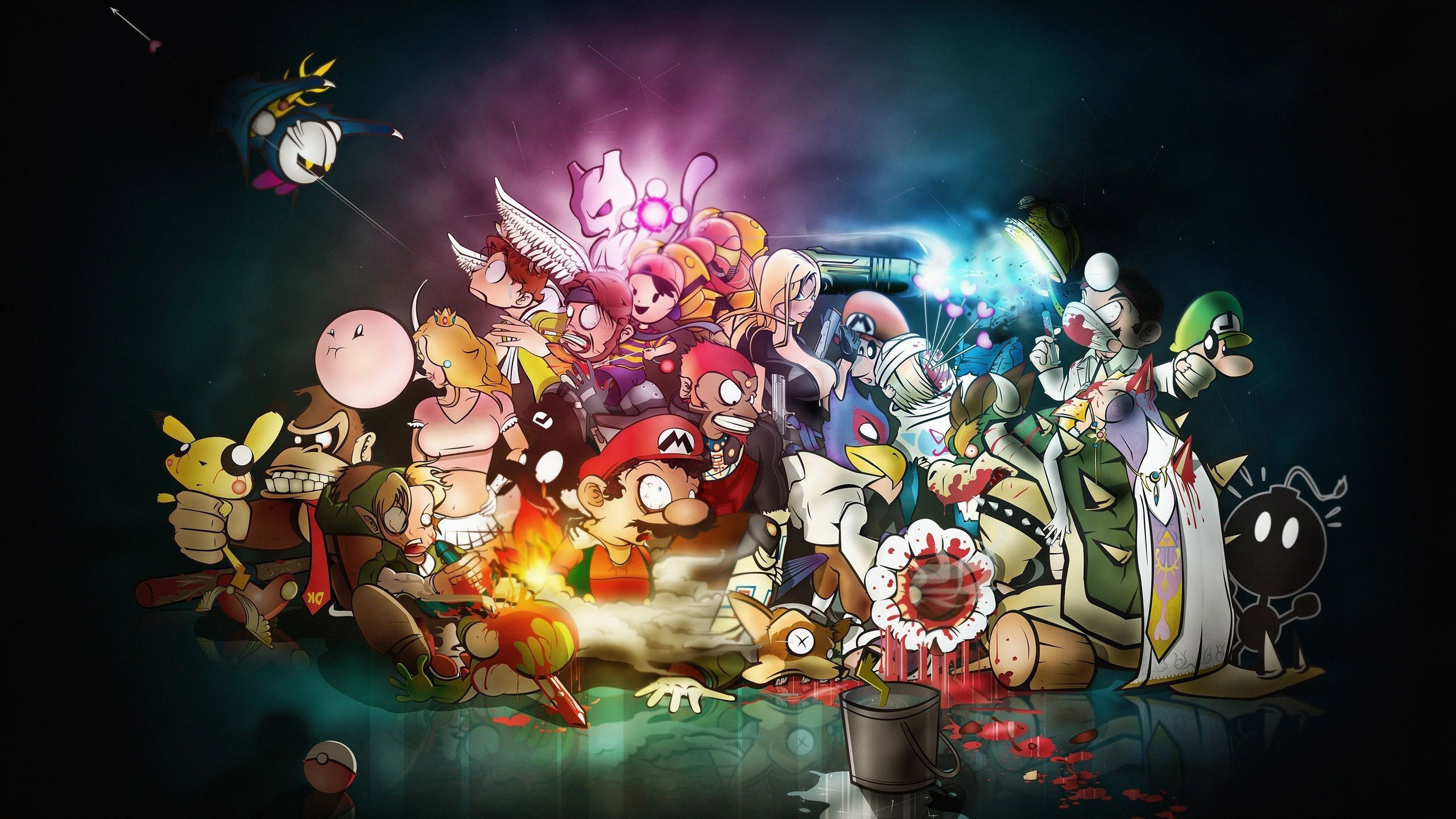 Awesome Video Game Wallpaper Mashups (72+ images)