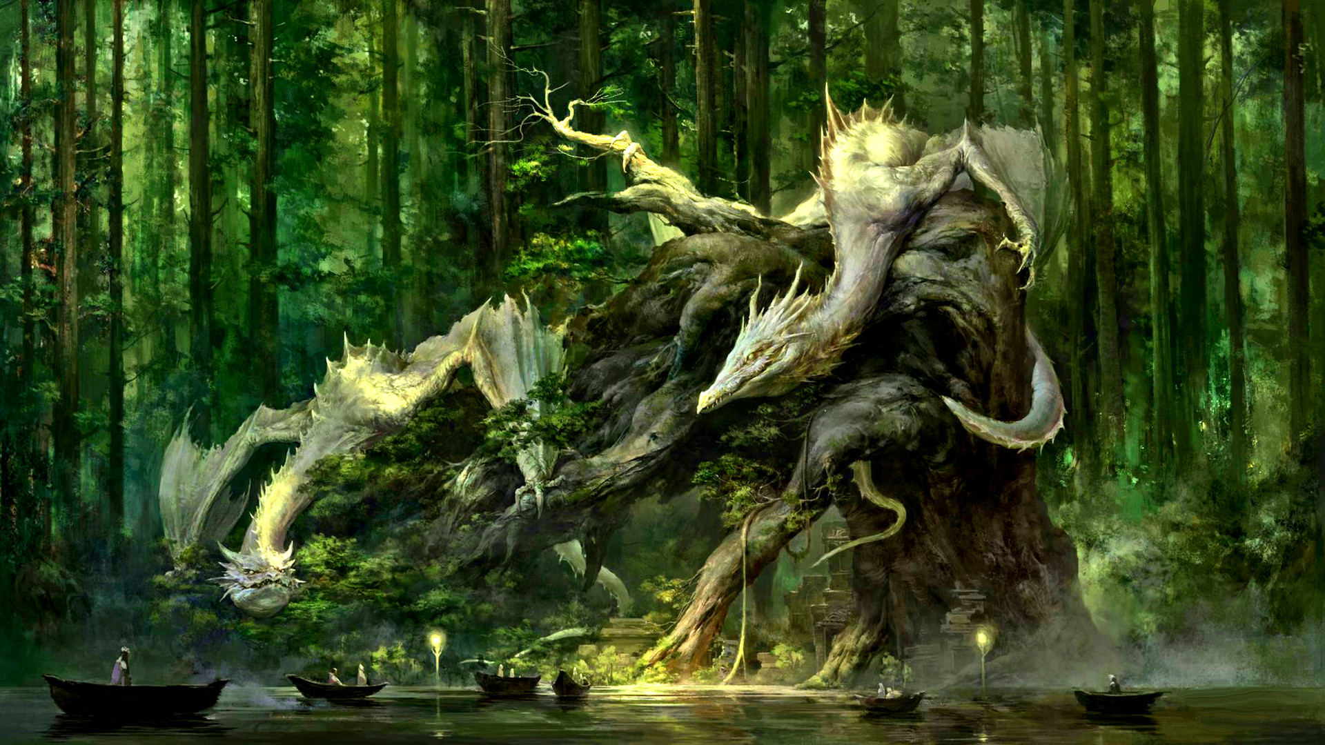 Elven Forest Wallpaper (74+ images)